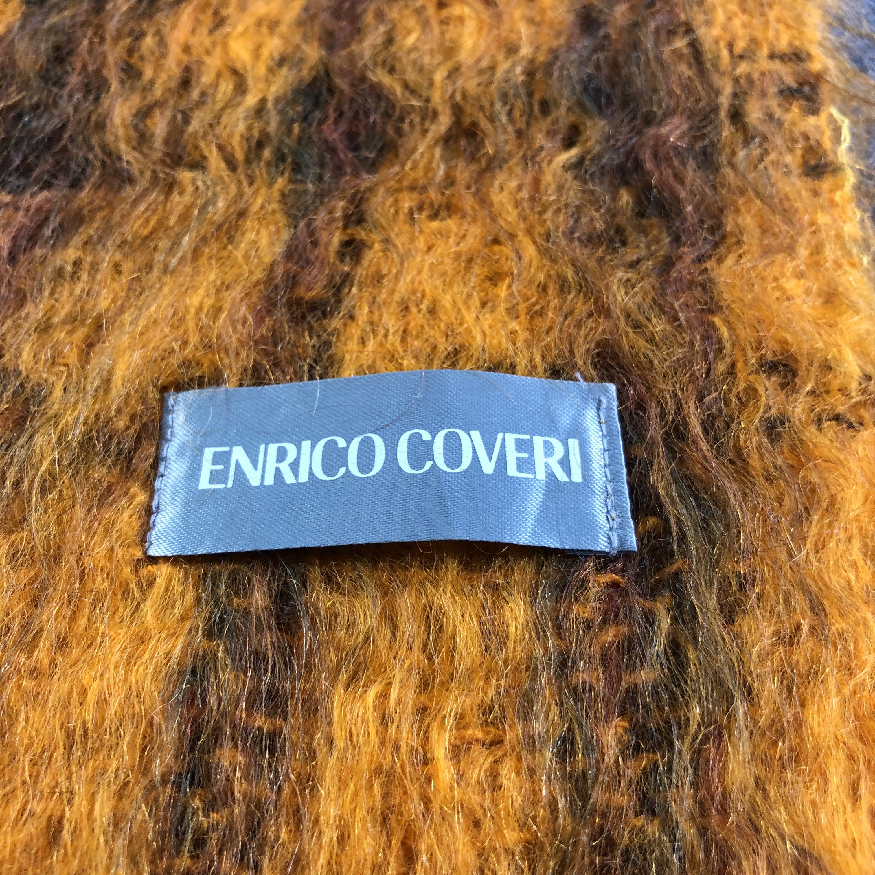 Enrico Coveri Enrico Coveri Mohair Scarf Muffler V1858 Size ONE SIZE - 4 Thumbnail