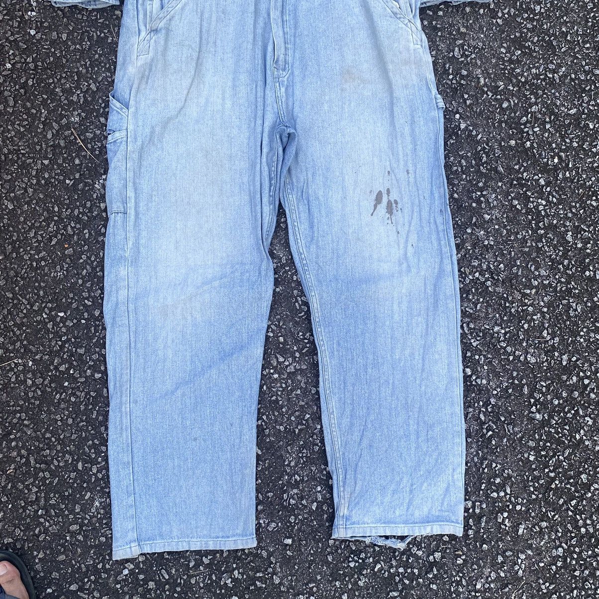 Dickies Vintage Dickies Dirty Distressed Denim Coveralls Size US 41 - 5 Thumbnail