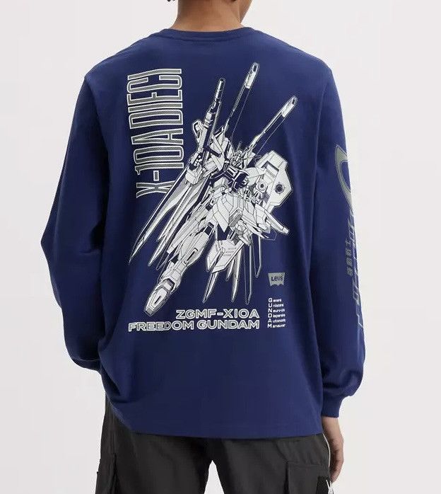 Levi's Rare Longsleeve Levi’s x Gundam Speed Anime Sold Out Size US S / EU 44-46 / 1 - 1 Thumbnail