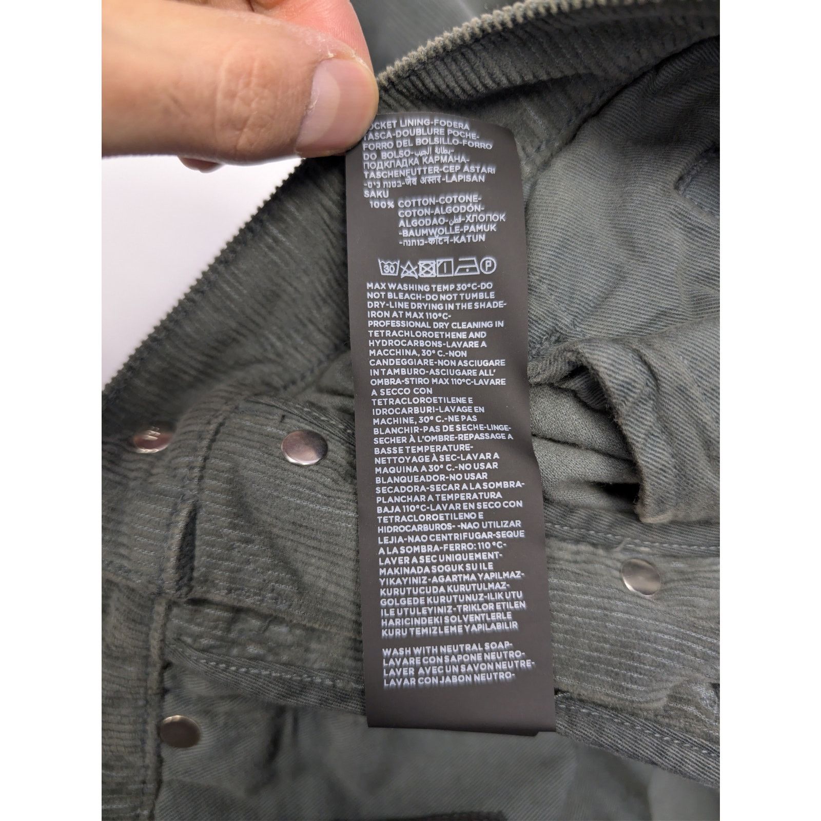 Tom Ford Straight Jeans in Khaki BNWT 33 Size US 33 - 19 Thumbnail