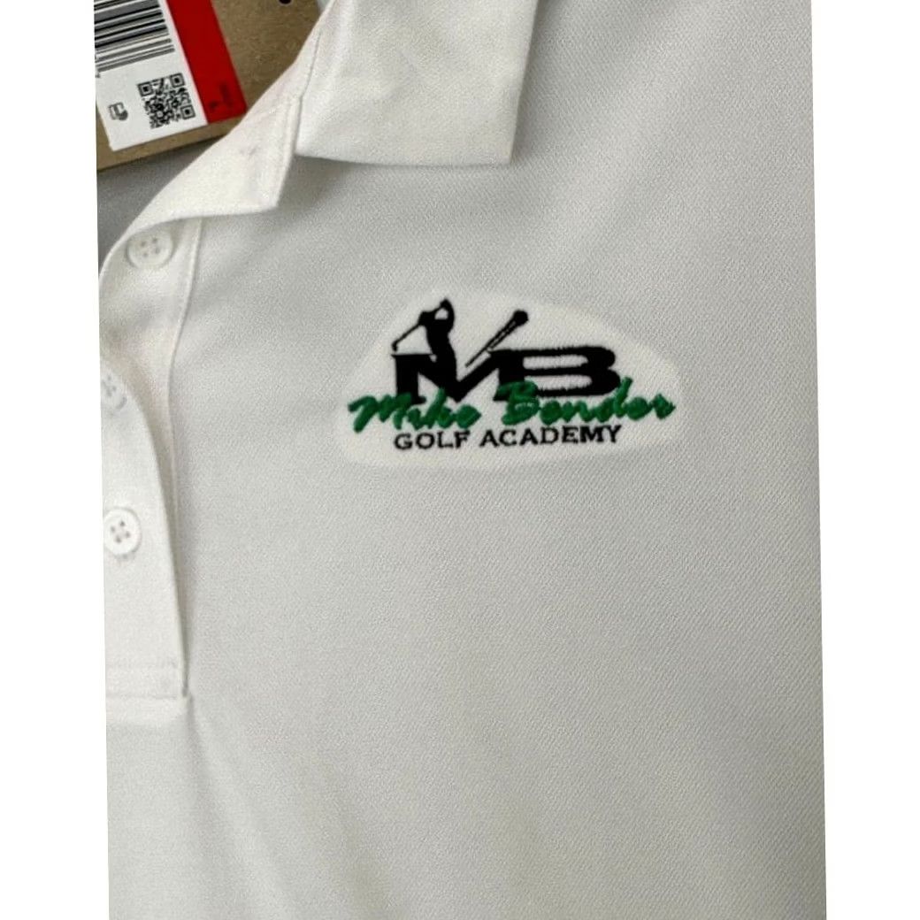 Nike Nike Shirt Womens Large White Dri-Fit Polo Golf Academy Rugby NEW Size L / US 10 / IT 46 - 7 Thumbnail