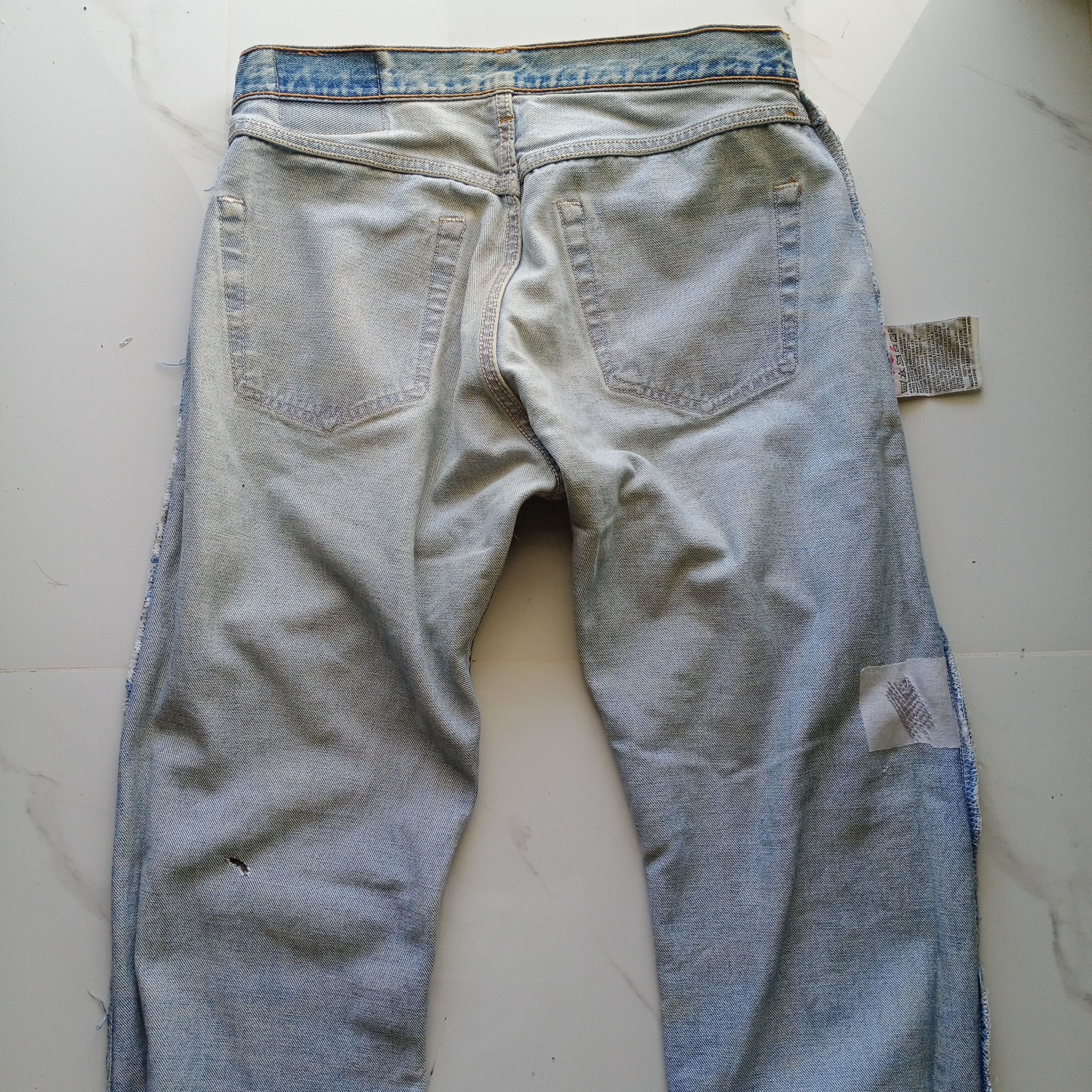 Levi's Vintage Levis 501 Canada Distressed Denim Jeans USA big E Size US 32 / EU 48 - 22 Thumbnail