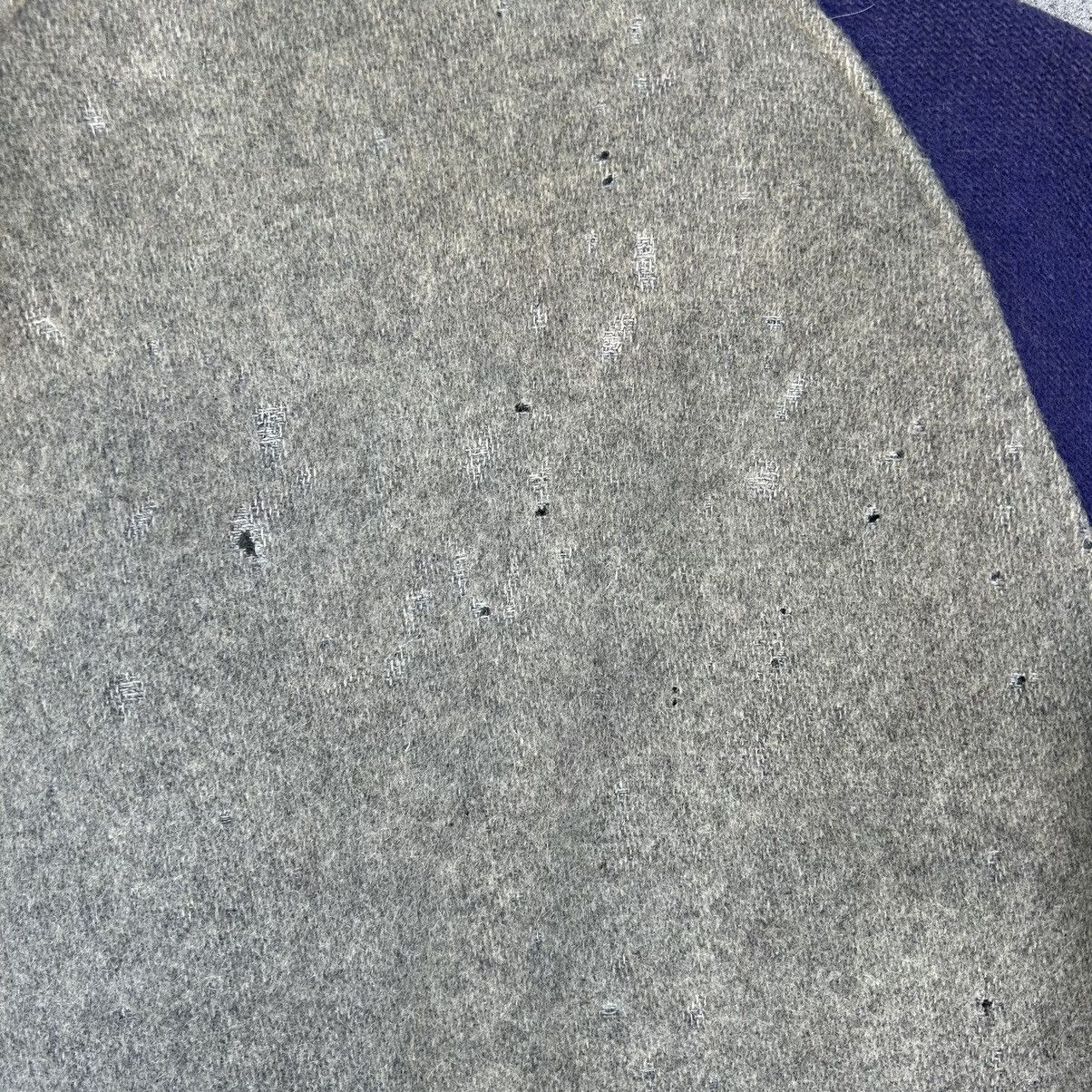 Vintage Vintage Purple Letterman's Jacket 1940s Size L Grey Blue Size US L / EU 52-54 / 3 - 8 Thumbnail