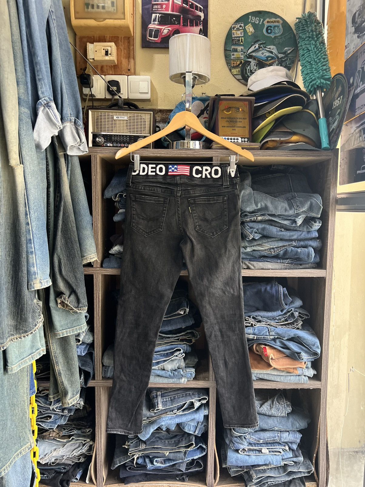 Other 🔥Rodeo Crowns Stretched Denim Size 28" / US 6 / IT 42 - 2 Thumbnail