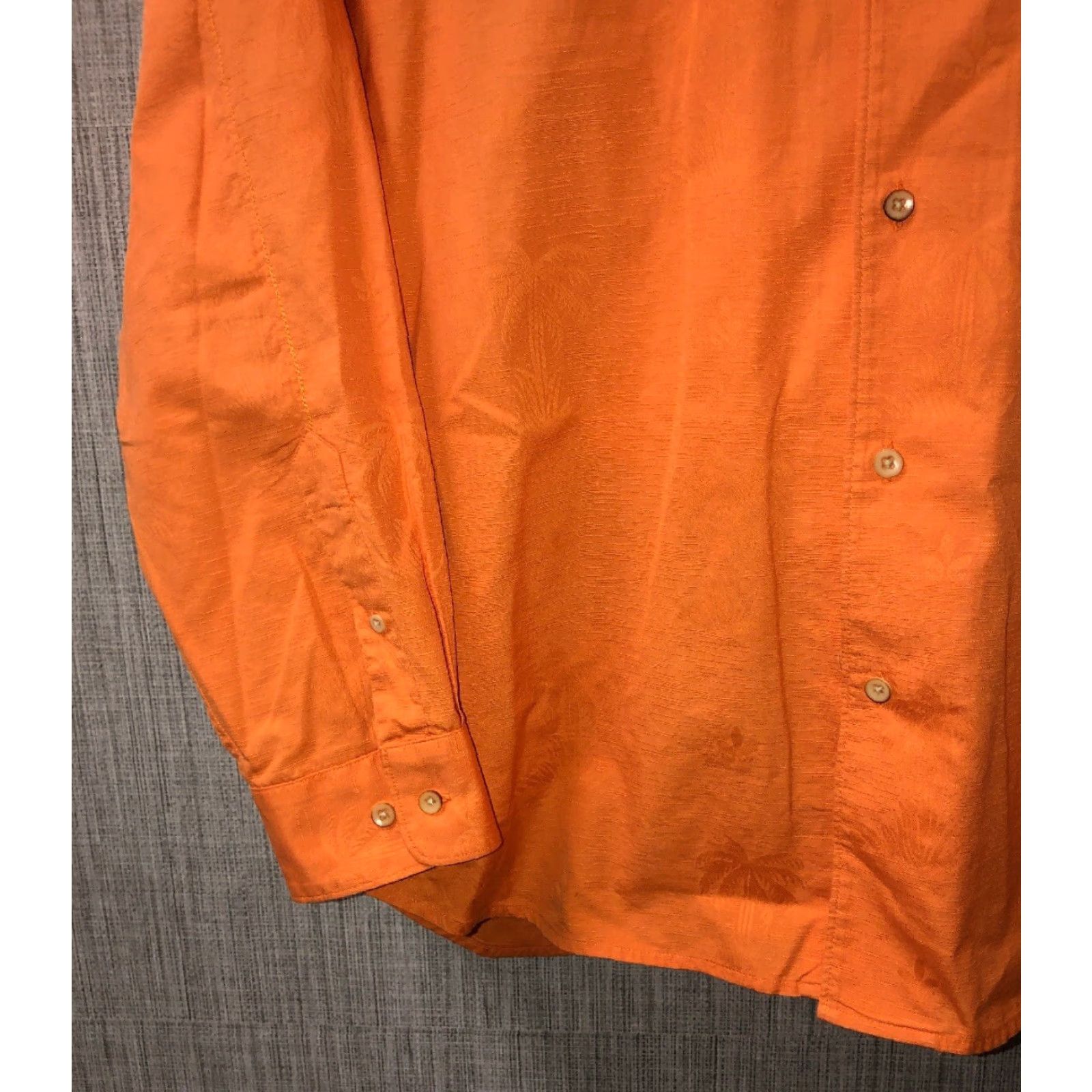 Tommy Bahama Tommy Bahama Shirt Mens Orange Long Sleeve Button Front Size XL Size US XL / EU 56 / 4 - 4 Thumbnail