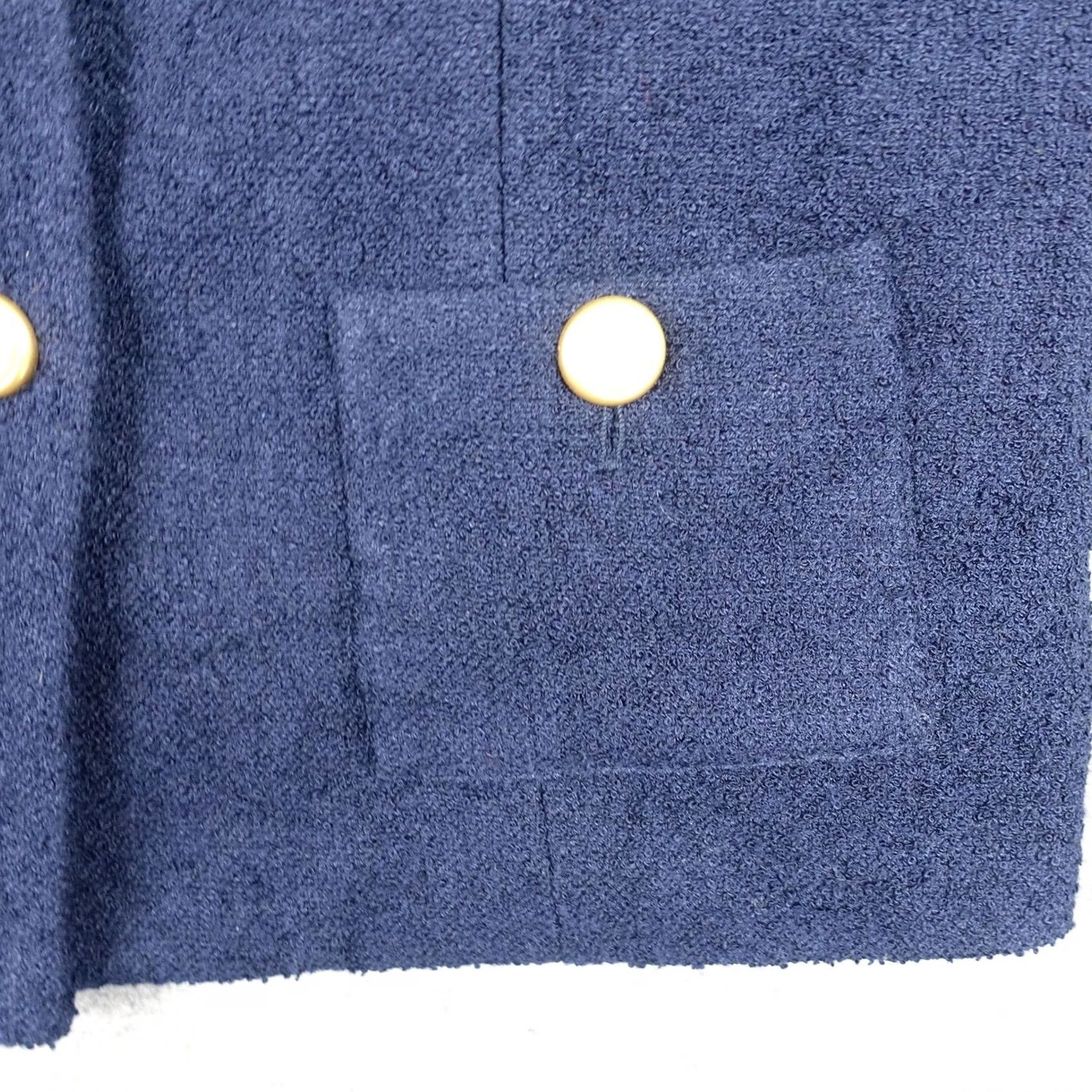 Vintage VINTAGE Linea Louis Dell Olio Blazer Jacket Womens Large Wool Boucle 3/4 Sleeve Size L / US 10 / IT 46 - 4 Thumbnail