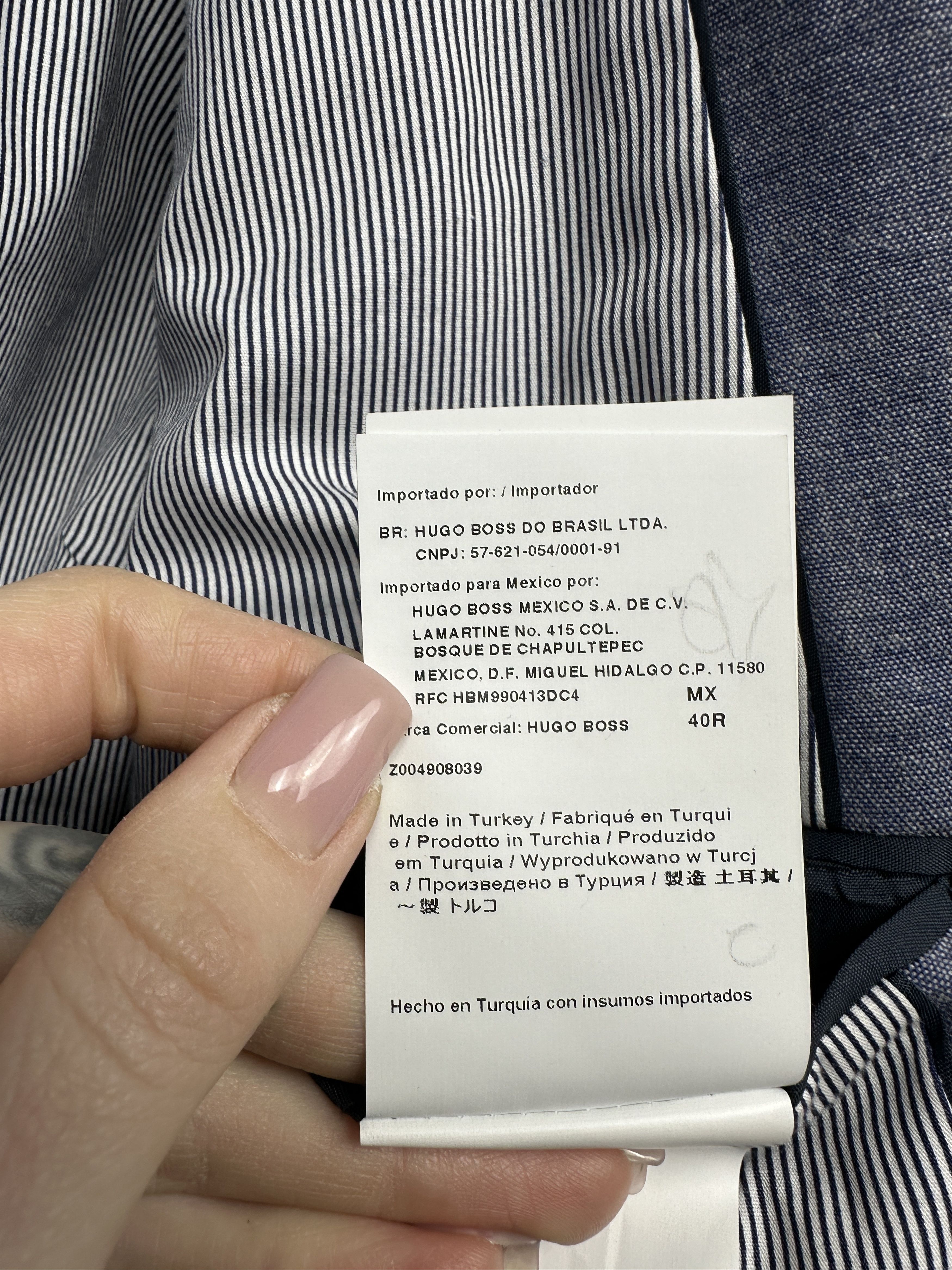 Hugo Boss Hugo Boss Mens Wool Blazer Jacket Size US M / EU 48-50 / 2 - 5 Thumbnail