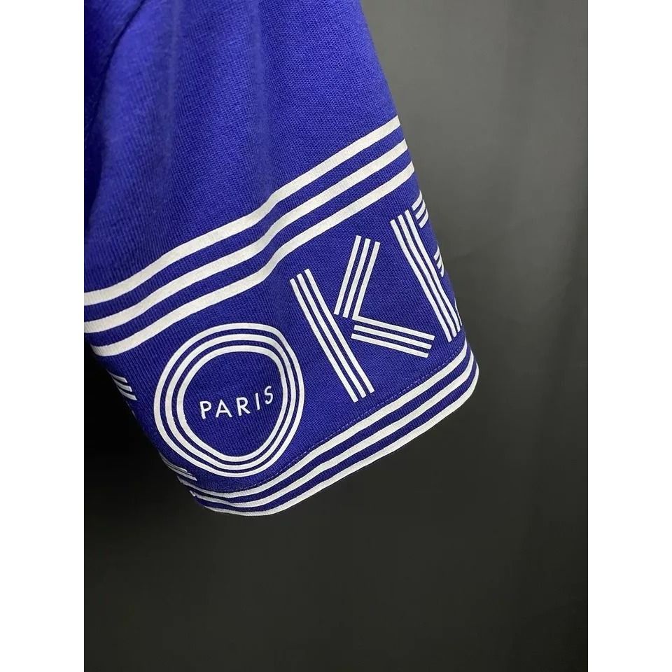 Kenzo Kenzo Big Logo Men's Blue Sleeve Logo T-Shirt Size M Size US M / EU 48-50 / 2 - 7 Thumbnail