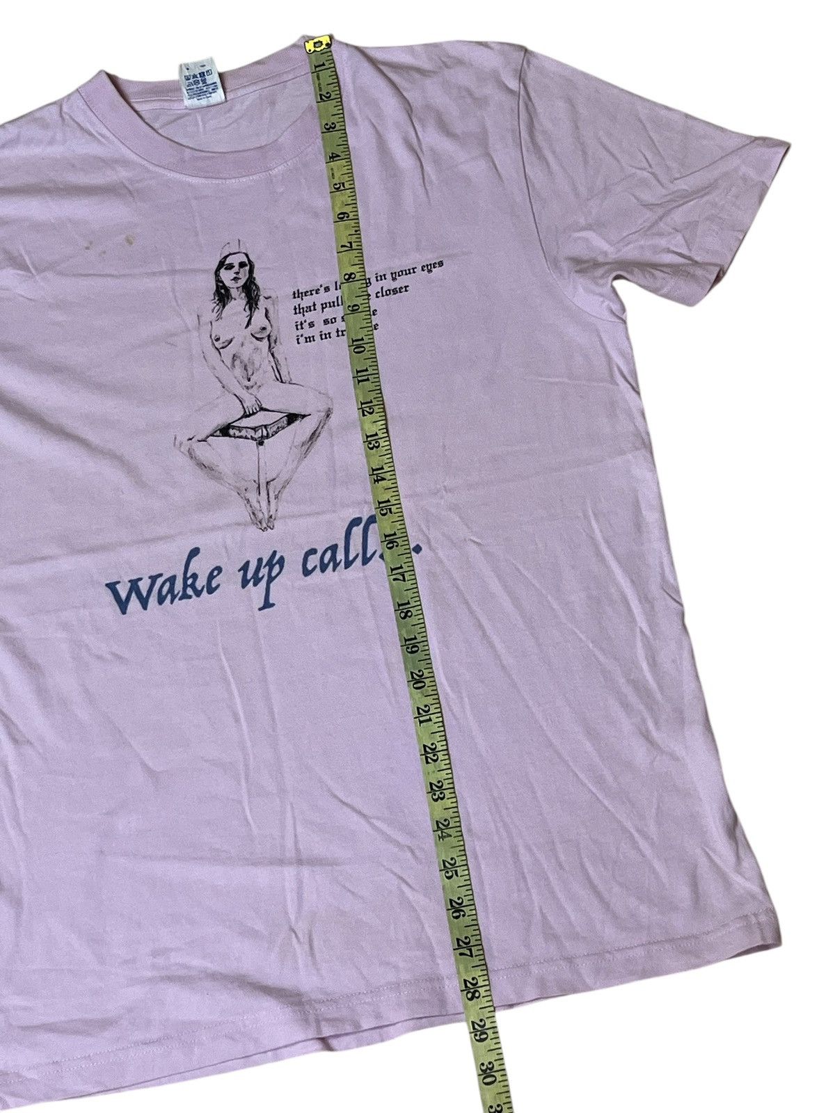 Japanese Brand CRAZY🔥WAKE UP CALL SEXY GIRL TEE SHIRT Size US M / EU 48-50 / 2 - 9 Thumbnail
