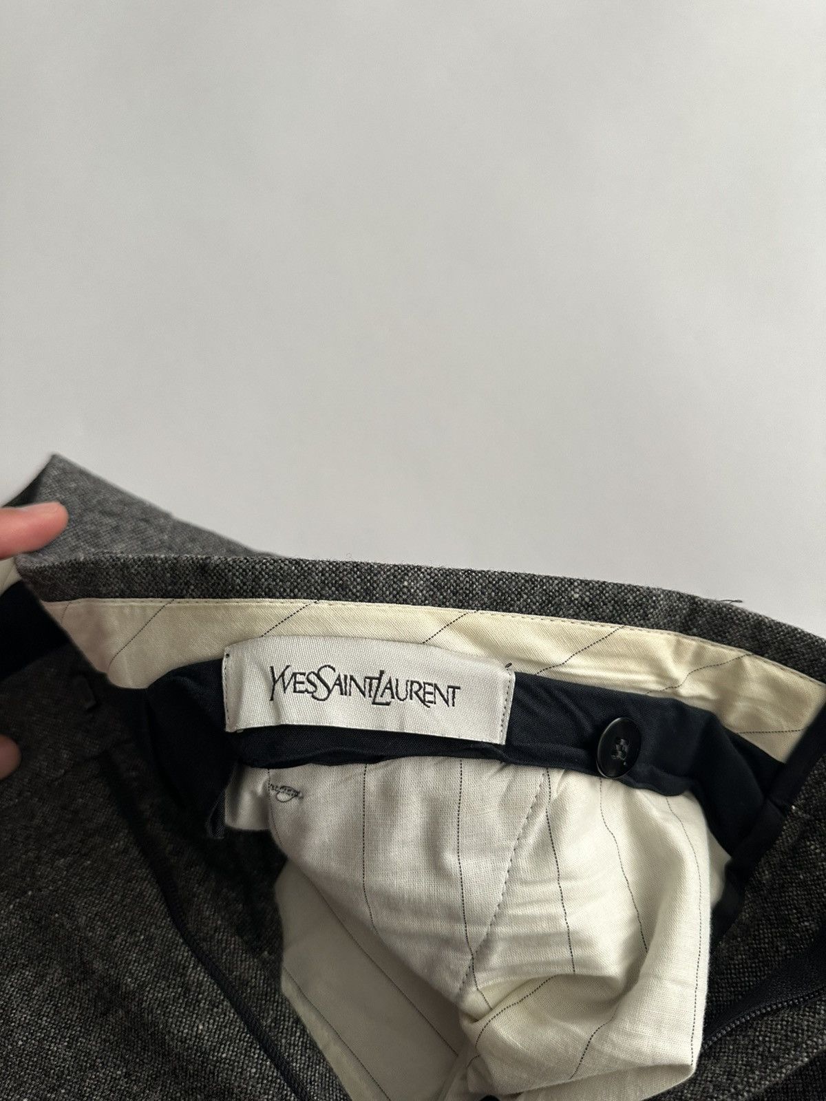 Yves Saint Laurent YSL by Stefano Pilati Wool Pants Size US 32 / EU 48 - 10 Thumbnail
