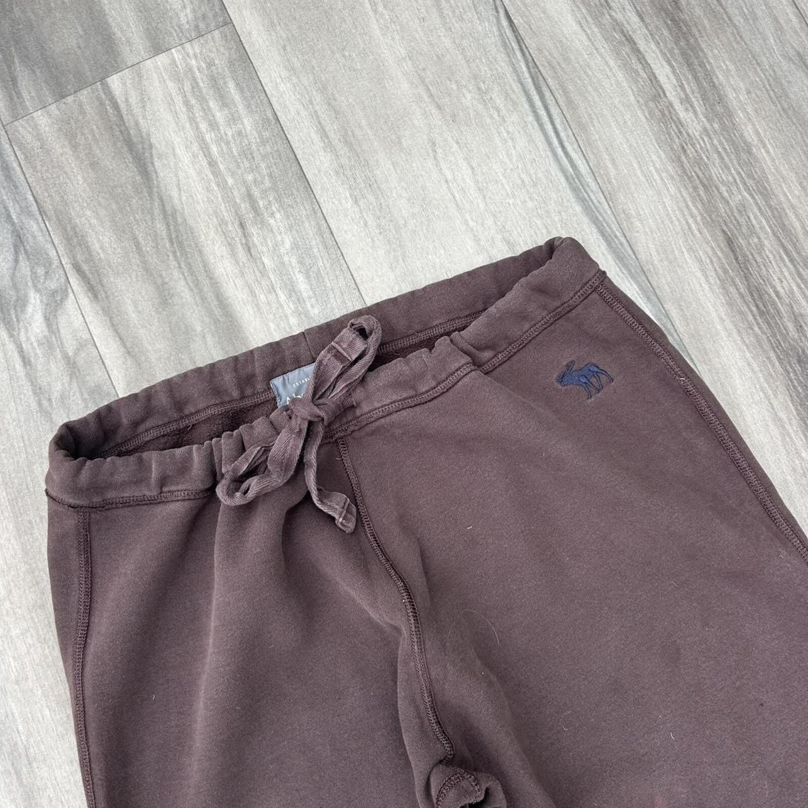 Abercrombie & Fitch Abercrombie & Fitch Women's Brown Joggers sweatpants Baggy Size 36" / US 14 / IT 50 - 3 Thumbnail