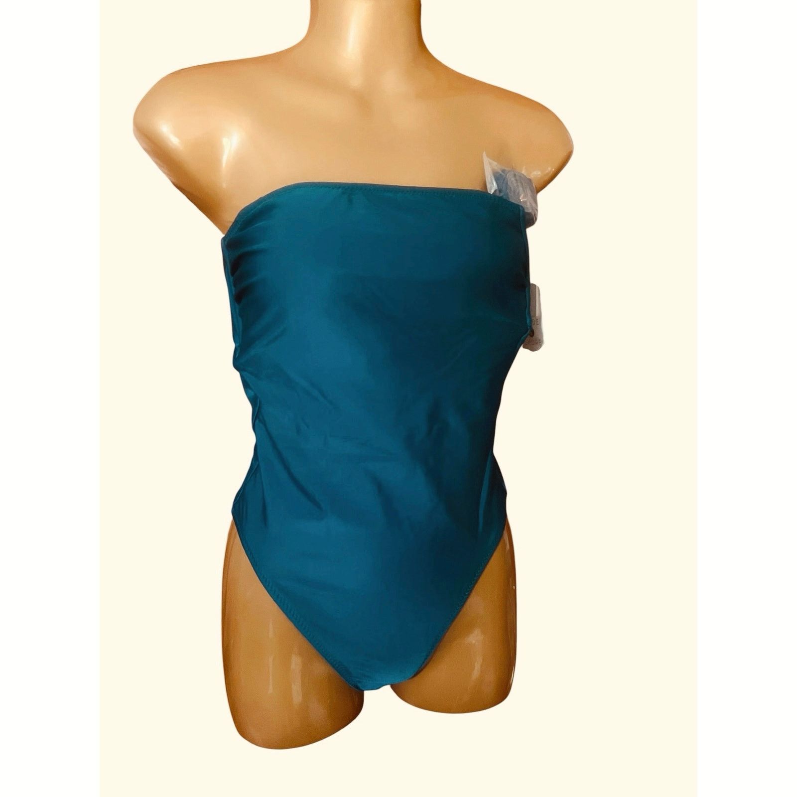 Other Eomenie NWT Blue & White Swimsuit Sz Large Adjustable Strap Size ONE SIZE - 2 Thumbnail