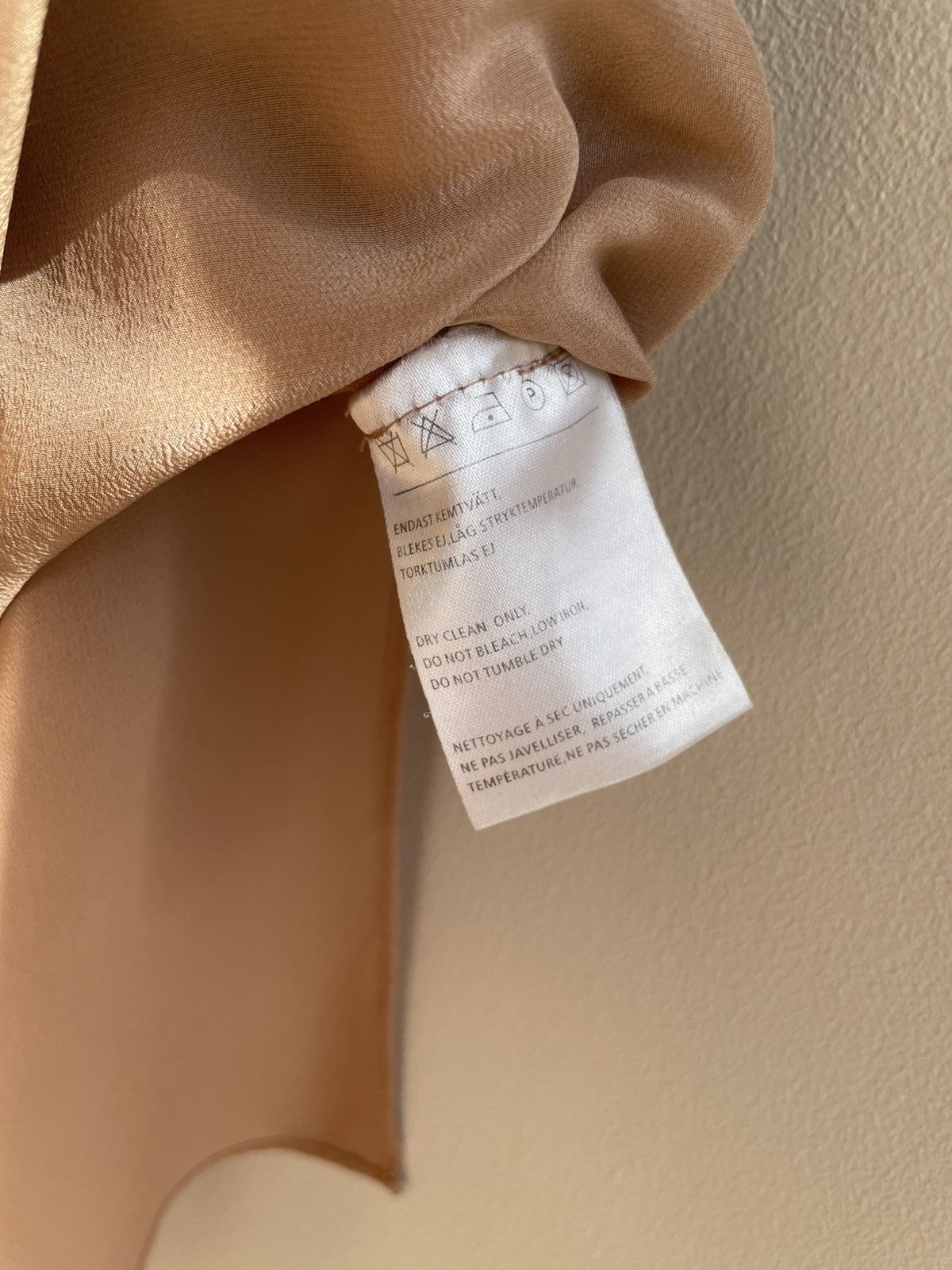 Acne Studios × Designer Acne Studios Silk Blouse Top blouse Front Sleeveless Vest Size XS / US 0-2 / IT 36-38 - 12 Thumbnail