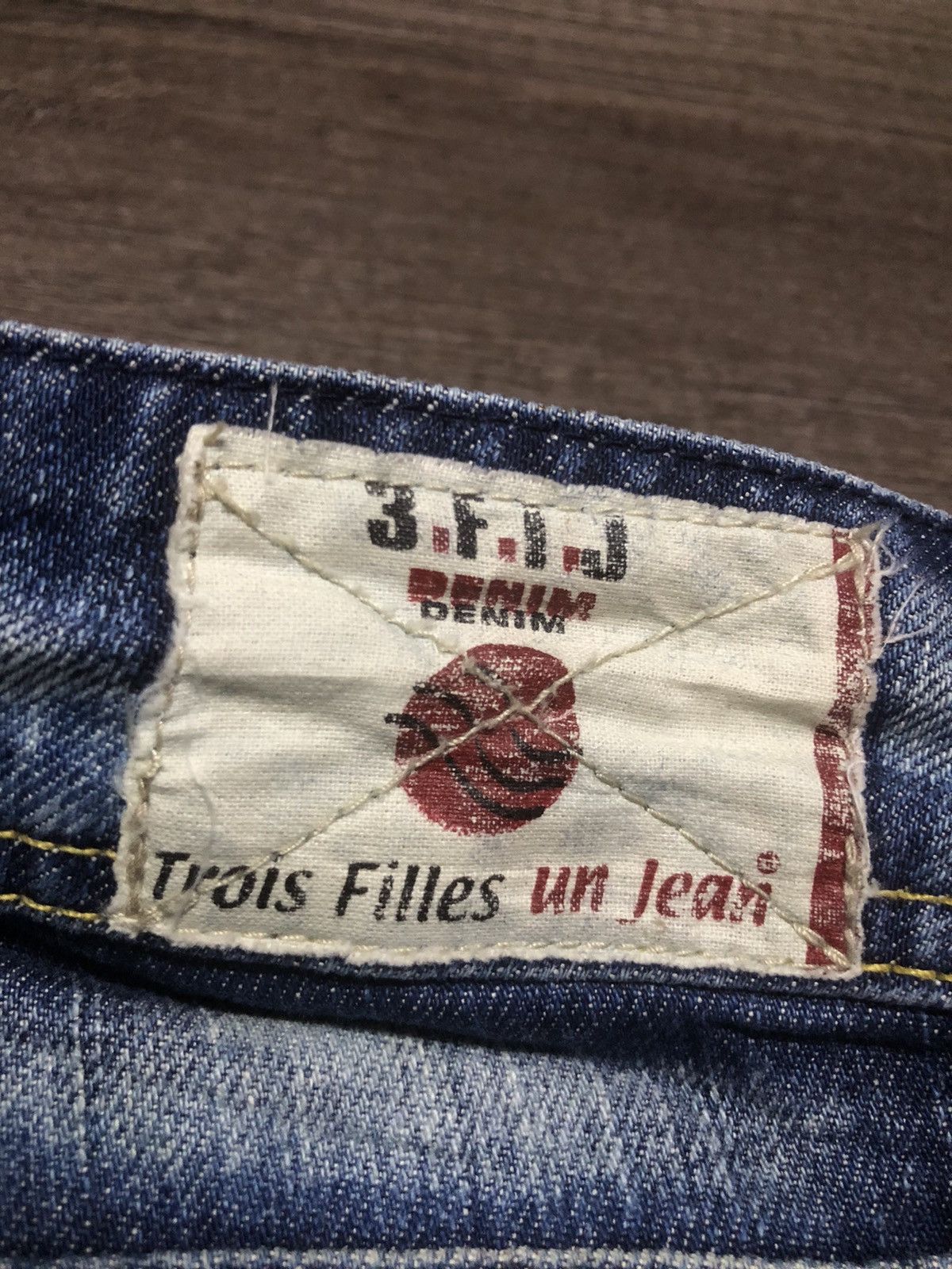 If Six Was Nine × Japanese Brand Trois Filles Jeans Bush Pants Design 3.F.I.J Denim Size 30" / US 8 / IT 44 - 18 Thumbnail
