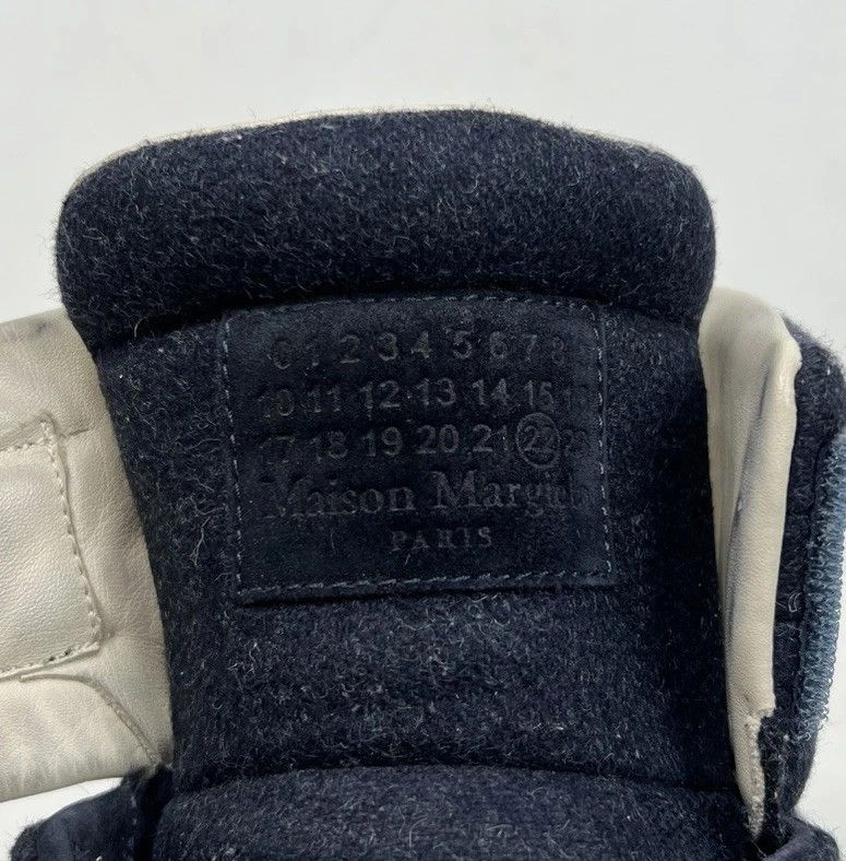 Maison Margiela Maison Margiela Future Navy Blue Wool 8 41 High Tops Size US 8 / EU 41 - 5 Thumbnail