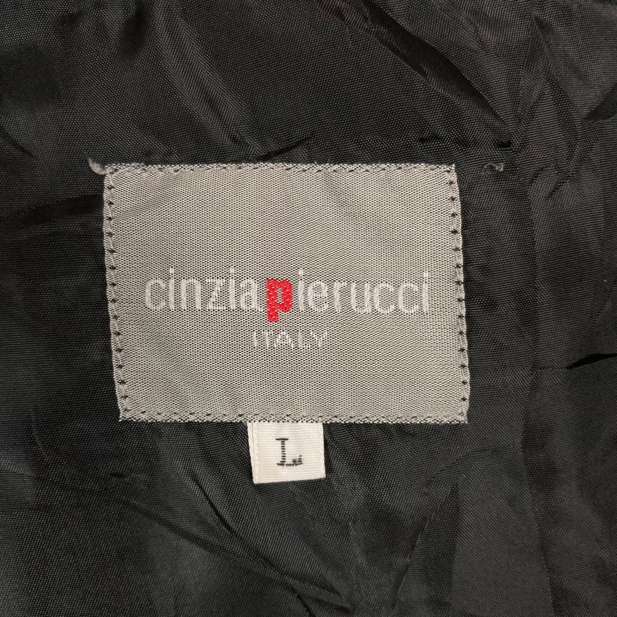 Vintage Vintage Cinzia Pierucci Flat Button Coat Blazer Jacket Size US L / EU 52-54 / 3 - 5 Thumbnail