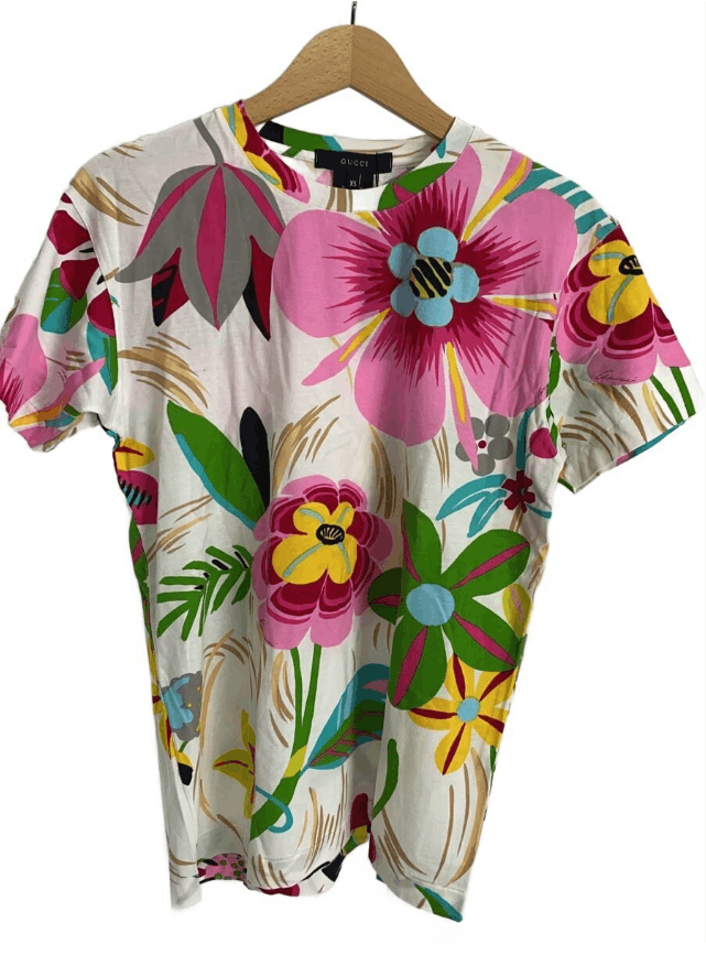 Gucci Tom Ford Era 90s Floral / Fruits / T shirt NWT Size US XS / EU 42 / 0 - 1 Thumbnail
