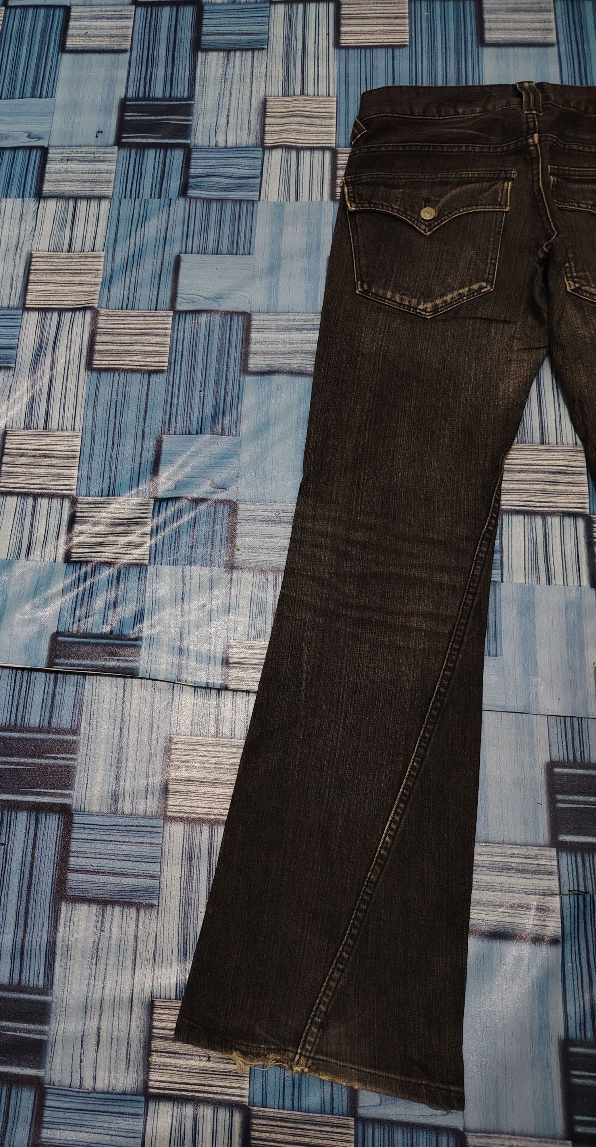 Who Decides War Japanese Modern Lovers Flared Jeans Distressed Denim Size US 30 / EU 46 - 13 Thumbnail