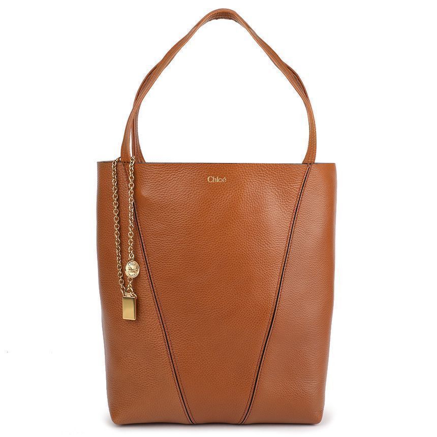 Chloe Grained Leather Spin Tote Bag Size ONE SIZE - 1 Thumbnail