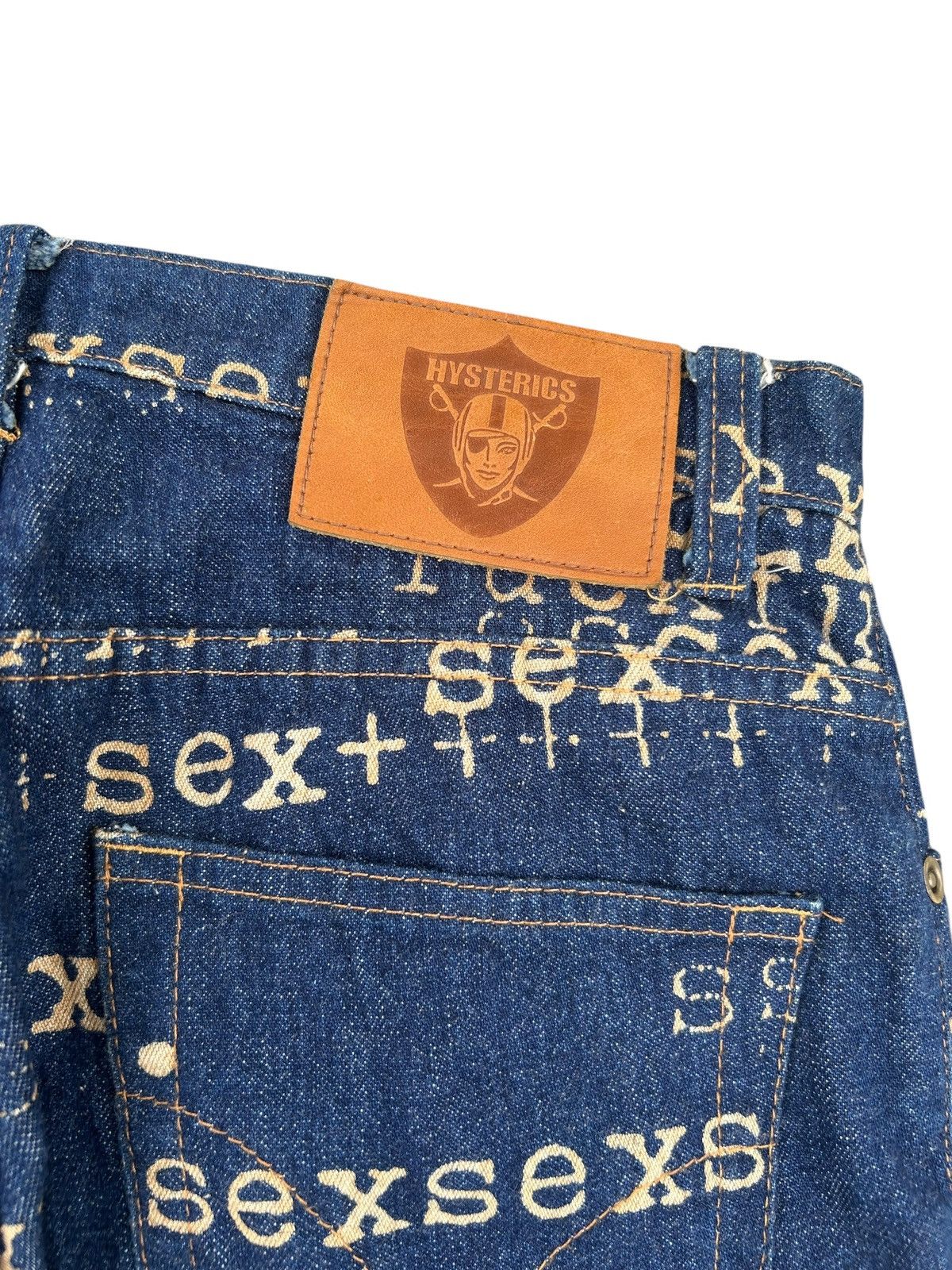 Hysteric Glamour Flare Hysteric Glamour Bitch Fuck Sex Rare Denim ☠️☠️ Size US 28 / EU 44 - 7 Thumbnail