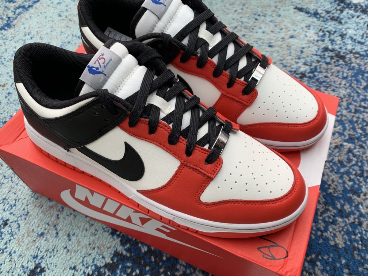 Nike Nike Dunk Low NBA 75th Anniversary Size US 11 / EU 44 - 5 Thumbnail