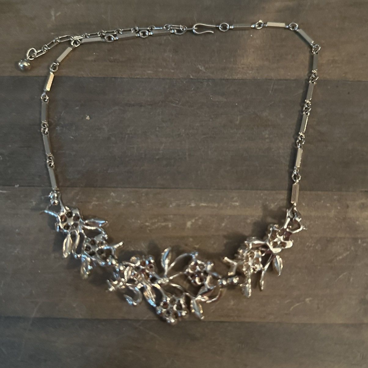 Vintage Vintage Coro purple stone flowers necklace Size ONE SIZE - 6 Thumbnail