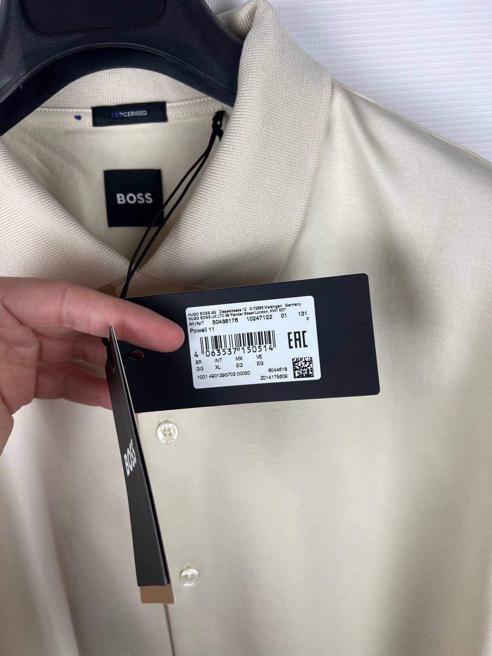 Hugo Boss Hugo Boss Powell boucle shirt size XL Size US XL / EU 56 / 4 - 7 Thumbnail