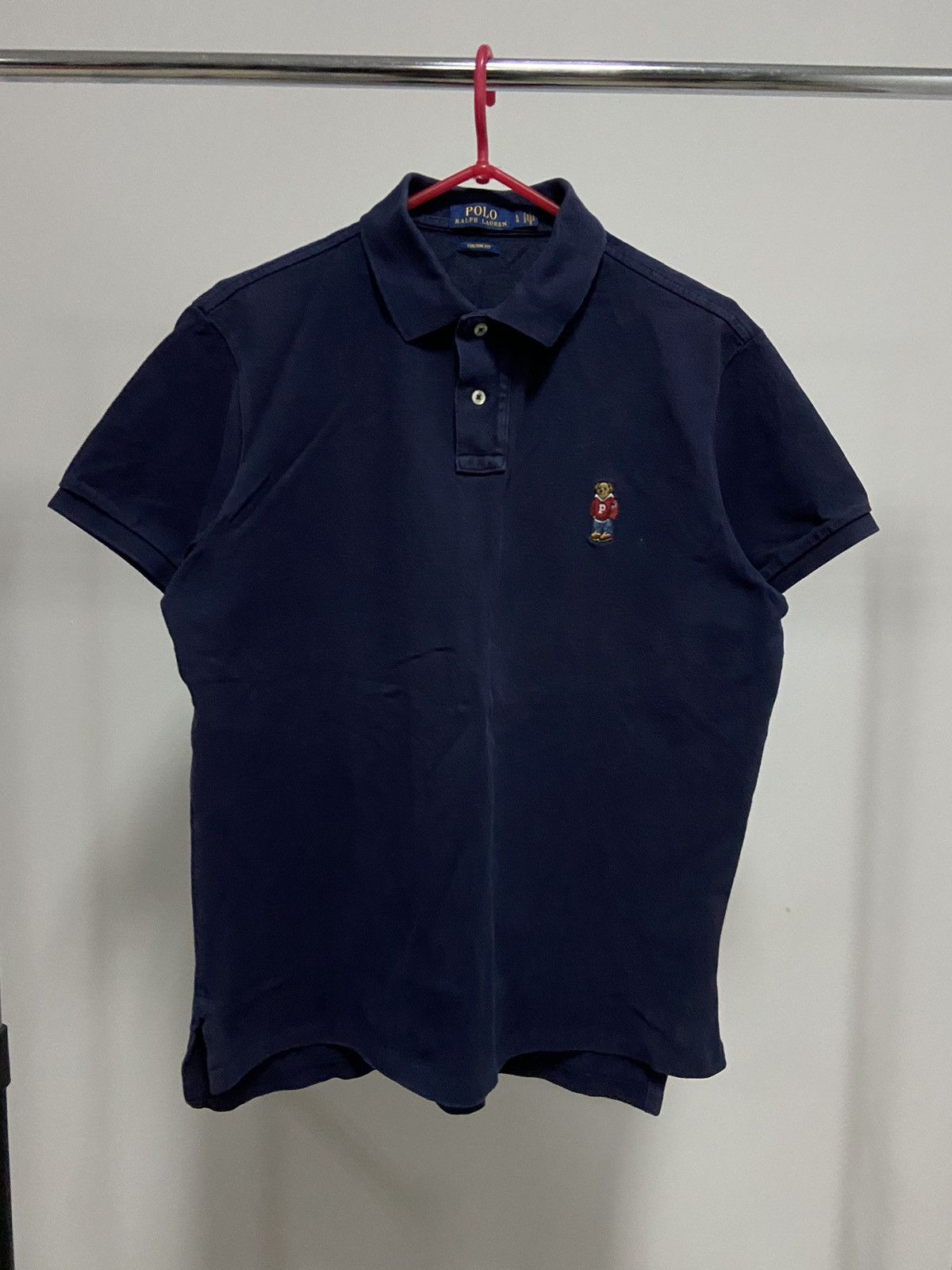 Polo Ralph Lauren × Vintage Polo Bear Ralph Lauren Vintage T Shirt Polos Small Logo Size US L / EU 52-54 / 3 - 1 Thumbnail