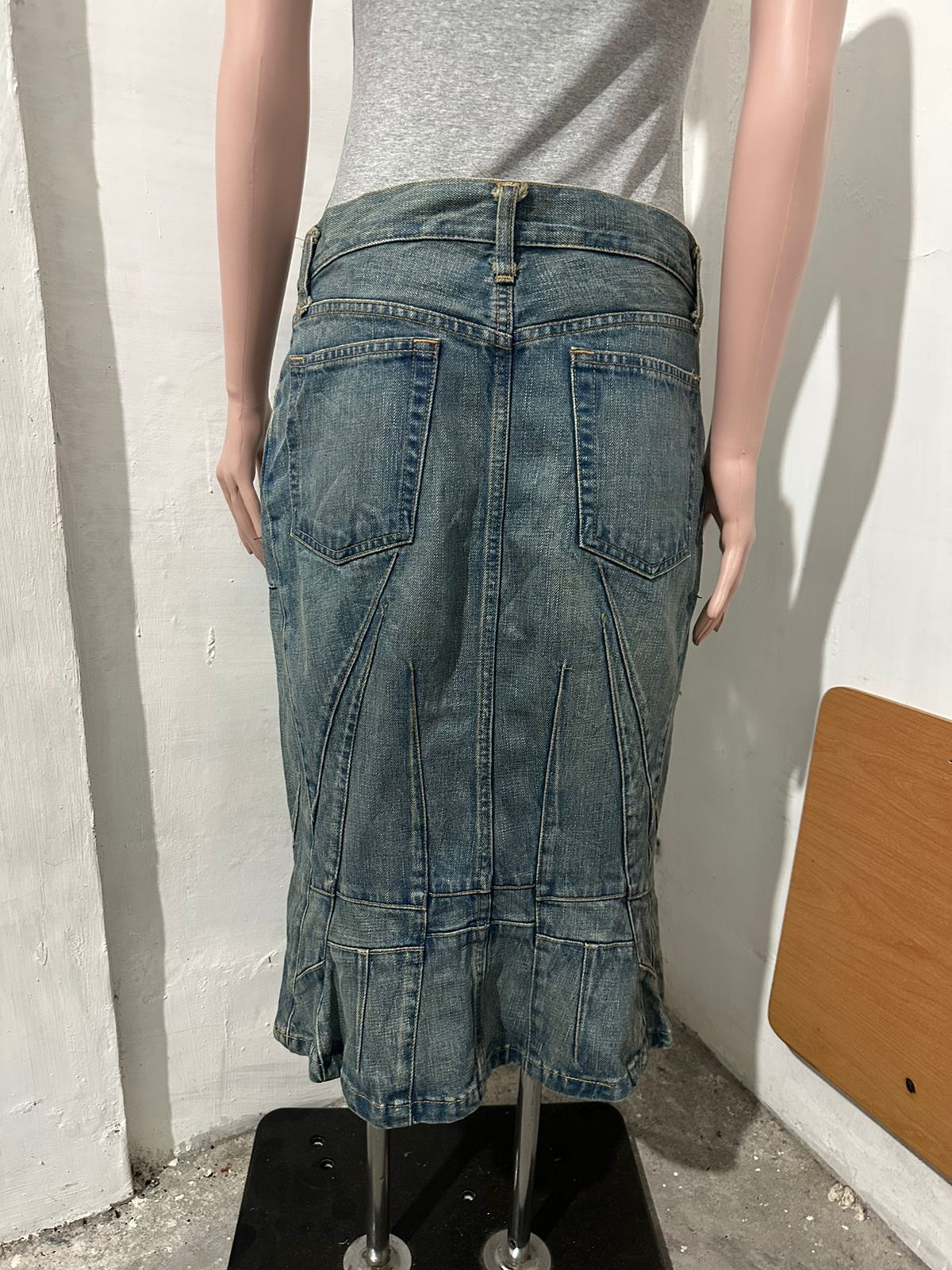 Comme des Garcons × Junya Watanabe 🔥Junya Watanabe Comme Des Garcons FW 2004 Mermaid Skirt Size 30" / US 8 / IT 44 - 19 Thumbnail