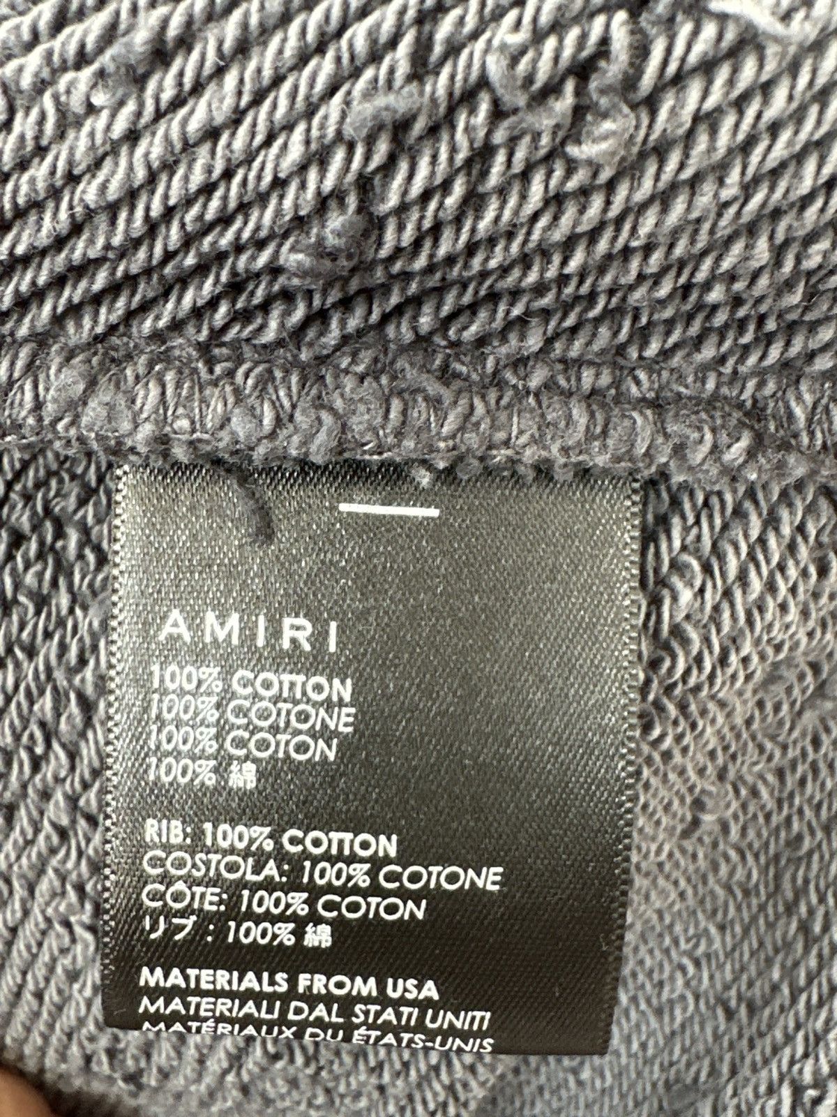 Amiri Washed Shotgun Crew Size US S / EU 44-46 / 1 - 5 Thumbnail