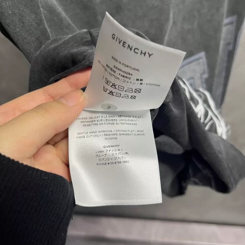 Givenchy Givenchy Size34 Grey Logo Print Reversible Hem Short Skirt Size XXL / US 16-18 / IT 52-54 - 3 Thumbnail
