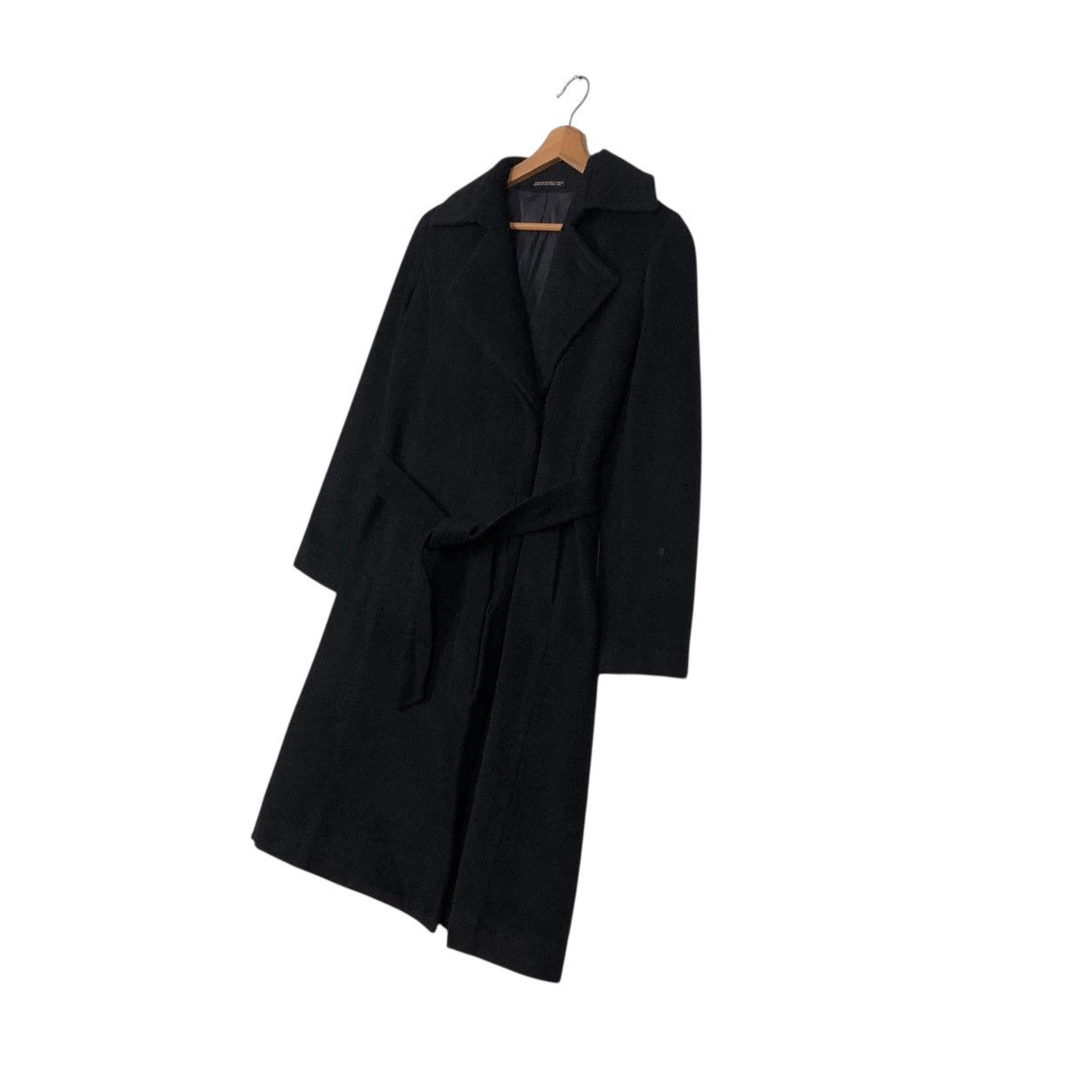 🔥RICH BLACK VINTAGE LONG WOOL JACKET INED YOHJI YAMAMOTO