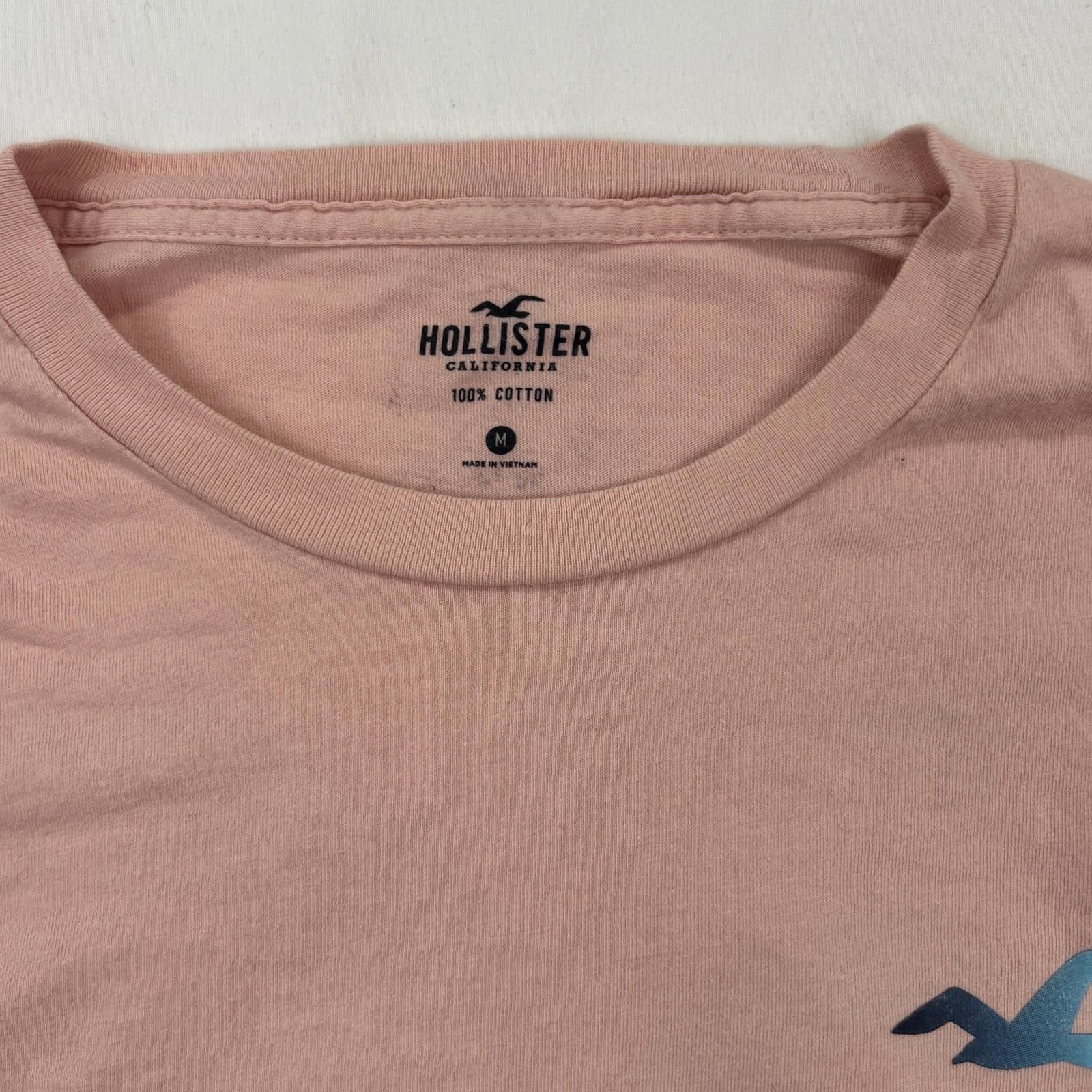 Hollister HOLLISTER Long Sleeve Shirt Pink Medium Cotton Unisex Size US M / EU 48-50 / 2 - 7 Thumbnail
