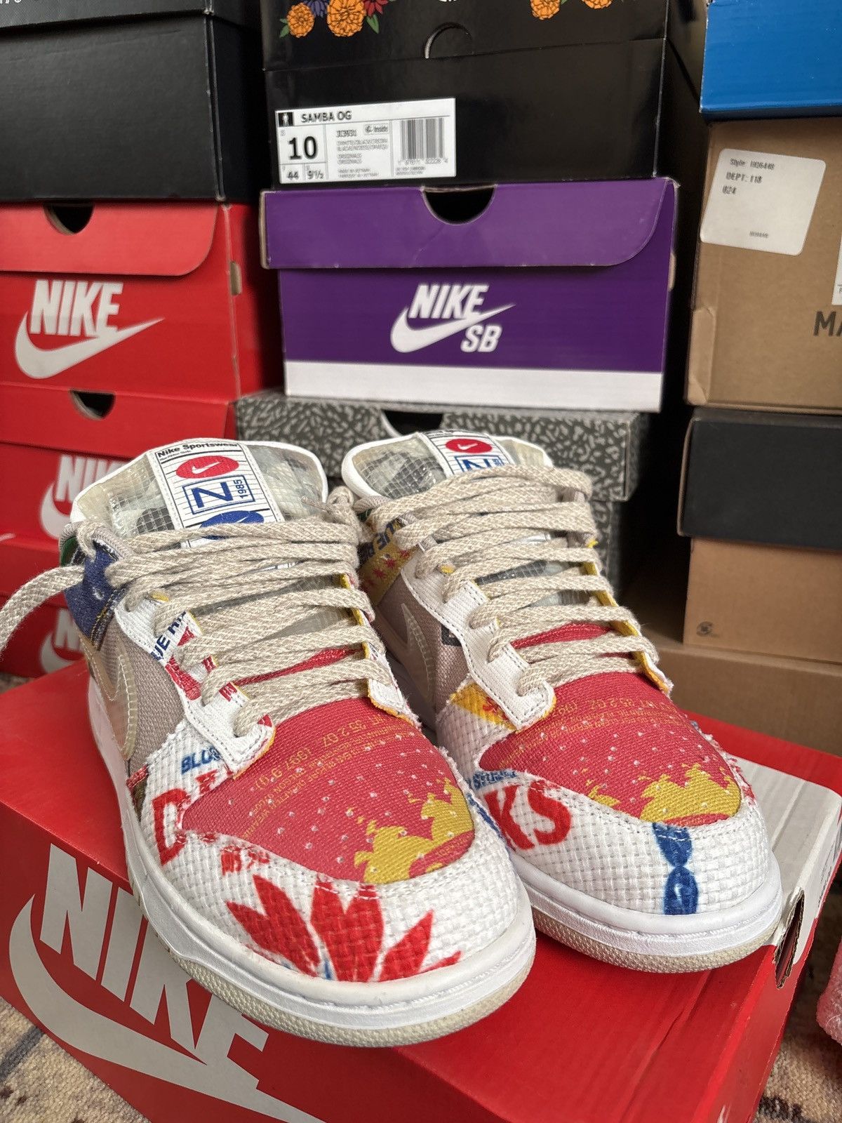 Nike City Market Sb Dunk Size US 9.5 / EU 42-43 - 7 Thumbnail