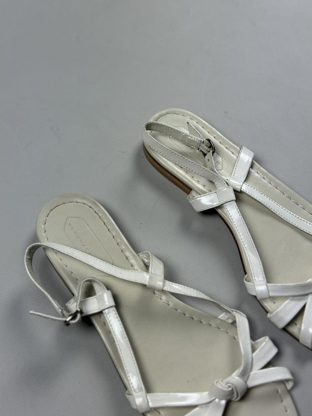 DOROTHEE SCHUMACHER Schumacher Ladies Leather Strappy Flats Sandals Size 40 Size US 10 / IT 40 - 4 Thumbnail