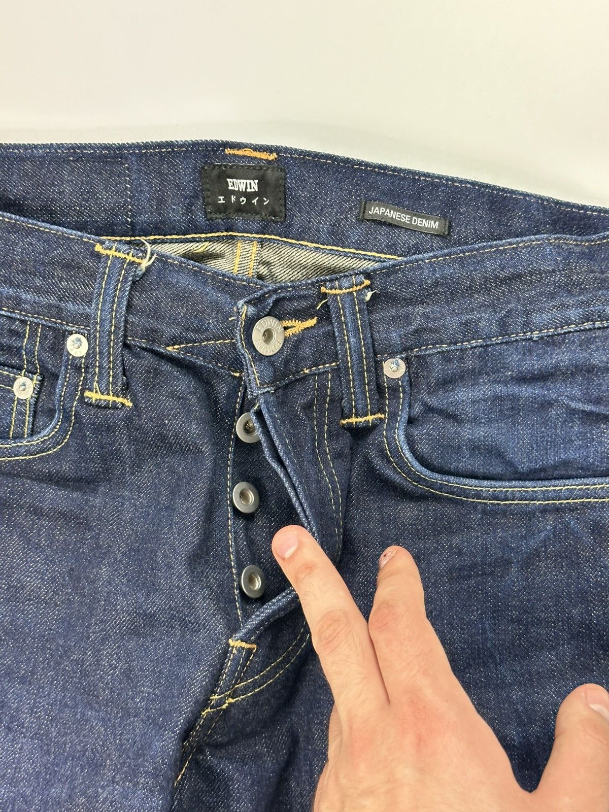 Edwin Edwin Japanase Denim Blue 29x32 Size Size US 29 - 9 Thumbnail