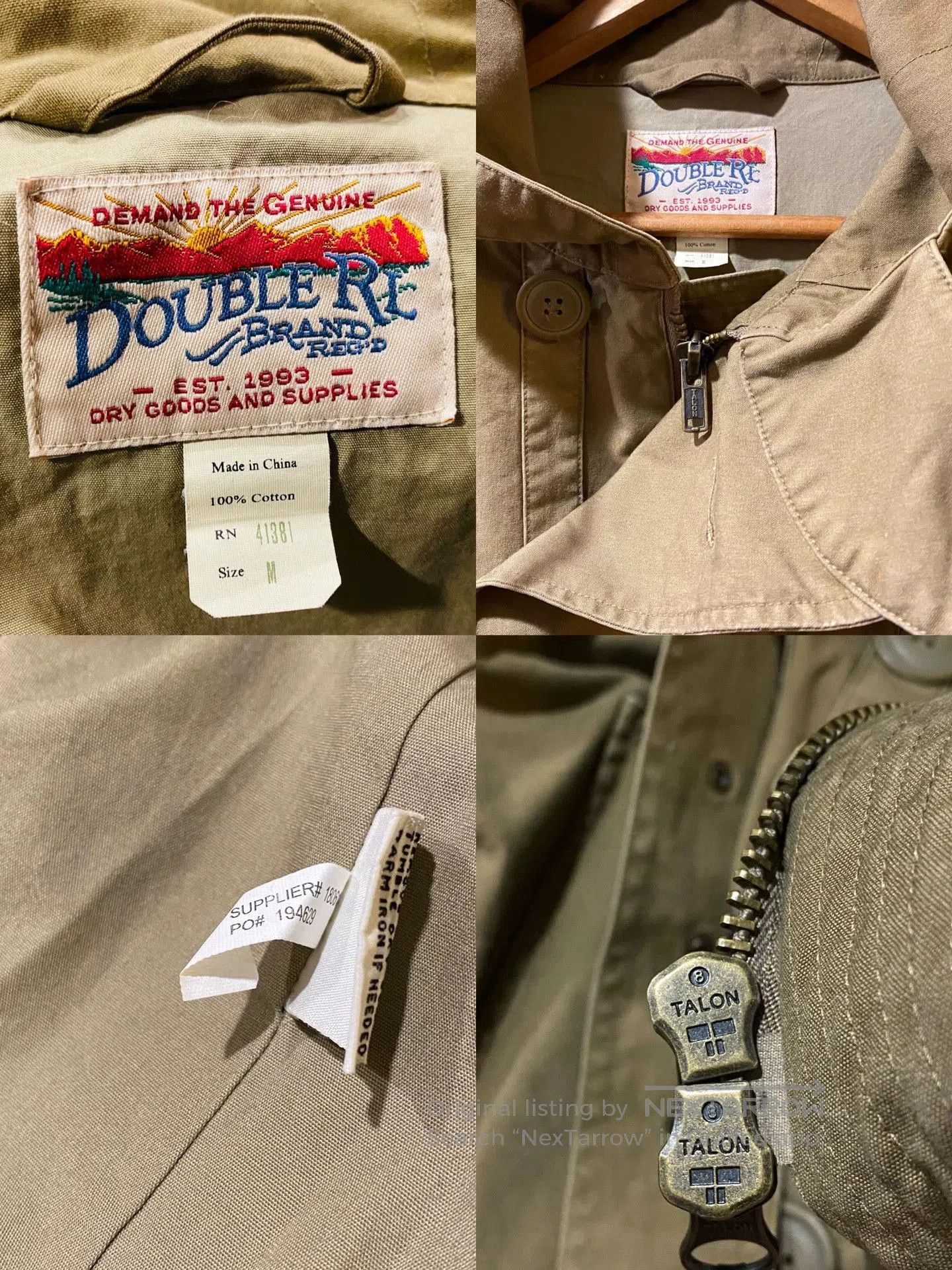 RRL Ralph Lauren Vintage Double RL Military Parka Jacket. Size US M / EU 48-50 / 2 - 4 Thumbnail