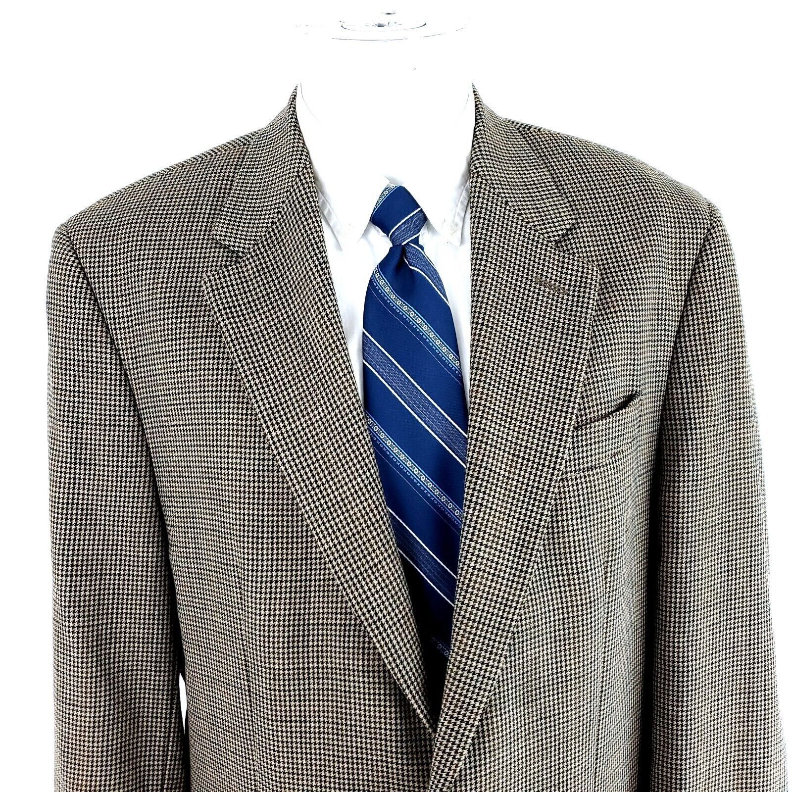 Lauren Ralph Lauren Lauren Ralph Lauren Wool 2 Button Sport Coat 42L Tan Multico Size 42L - 1 Thumbnail