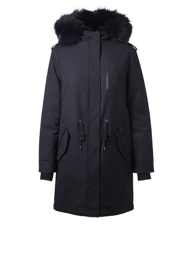 Mackage Mackage Rena-X Twill Parka With Fur M Size Black On Black Size M / US 6-8 / IT 42-44 - 4 Thumbnail