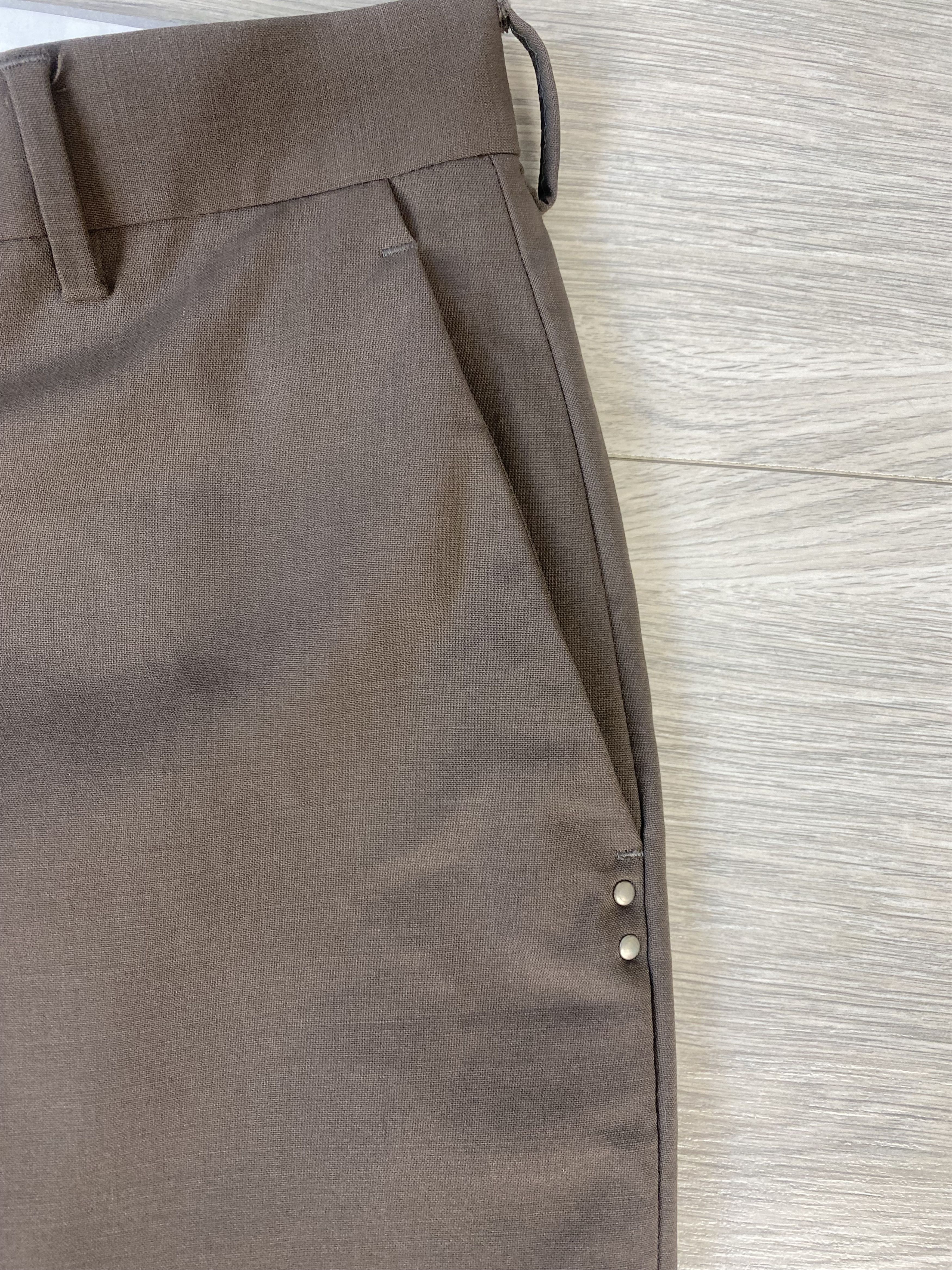 Rick Owens Astaires Cropped Woven Pants Dust Color Size US 30 / EU 46 - 4 Thumbnail