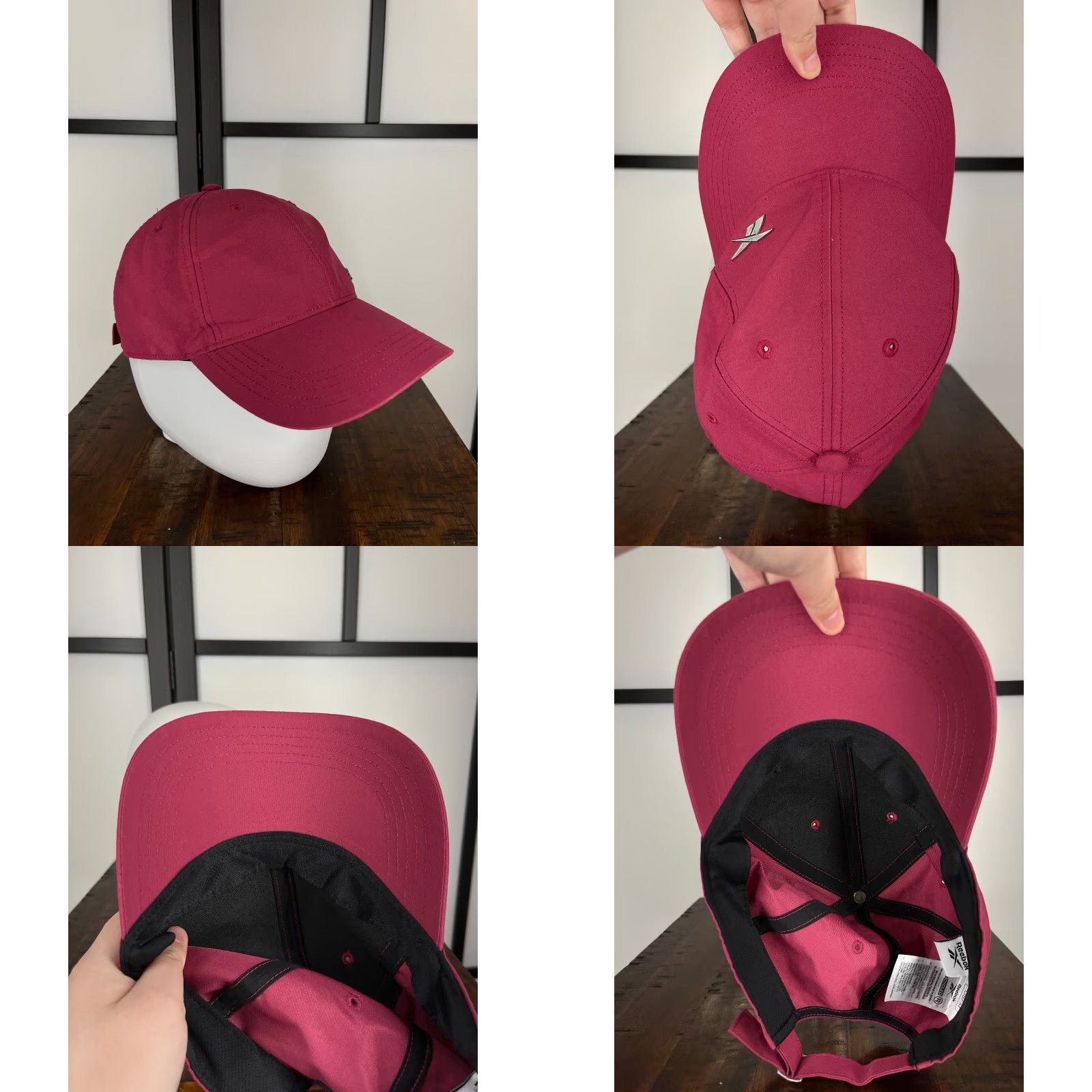 Reebok Reebok Active Metal Hat Cap Strap Back Adult One Size Pink Reebok Polyester Size ONE SIZE - 8 Thumbnail