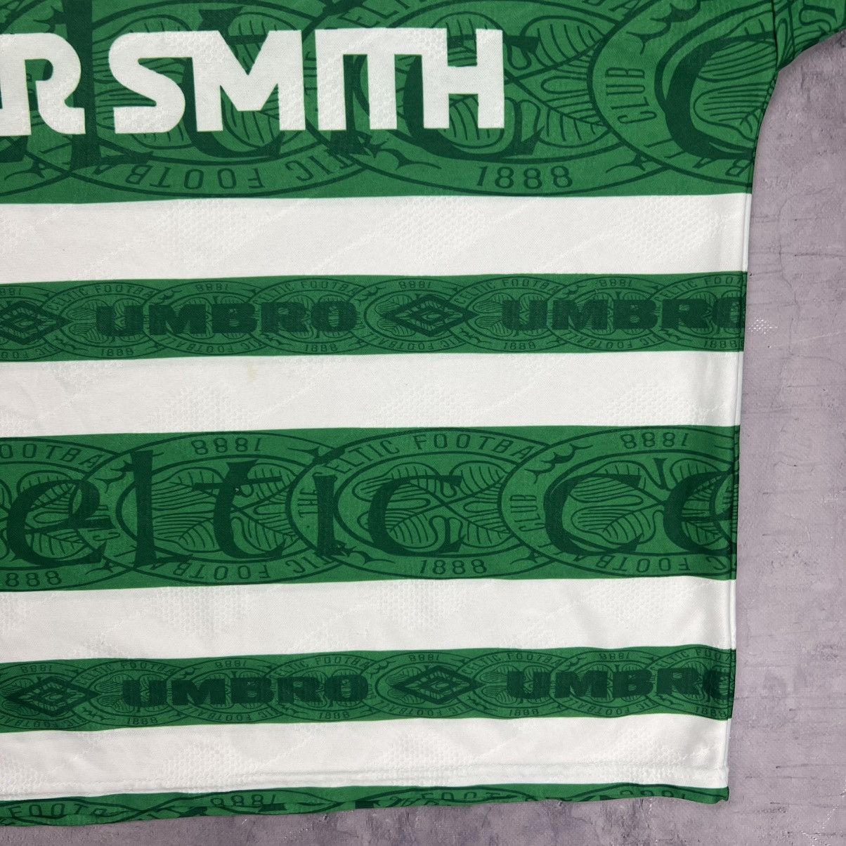 Nike Rare! Celtic 1995/97 Umbro Soccer Jersey Shirt Vintage Size US L / EU 52-54 / 3 - 12 Thumbnail