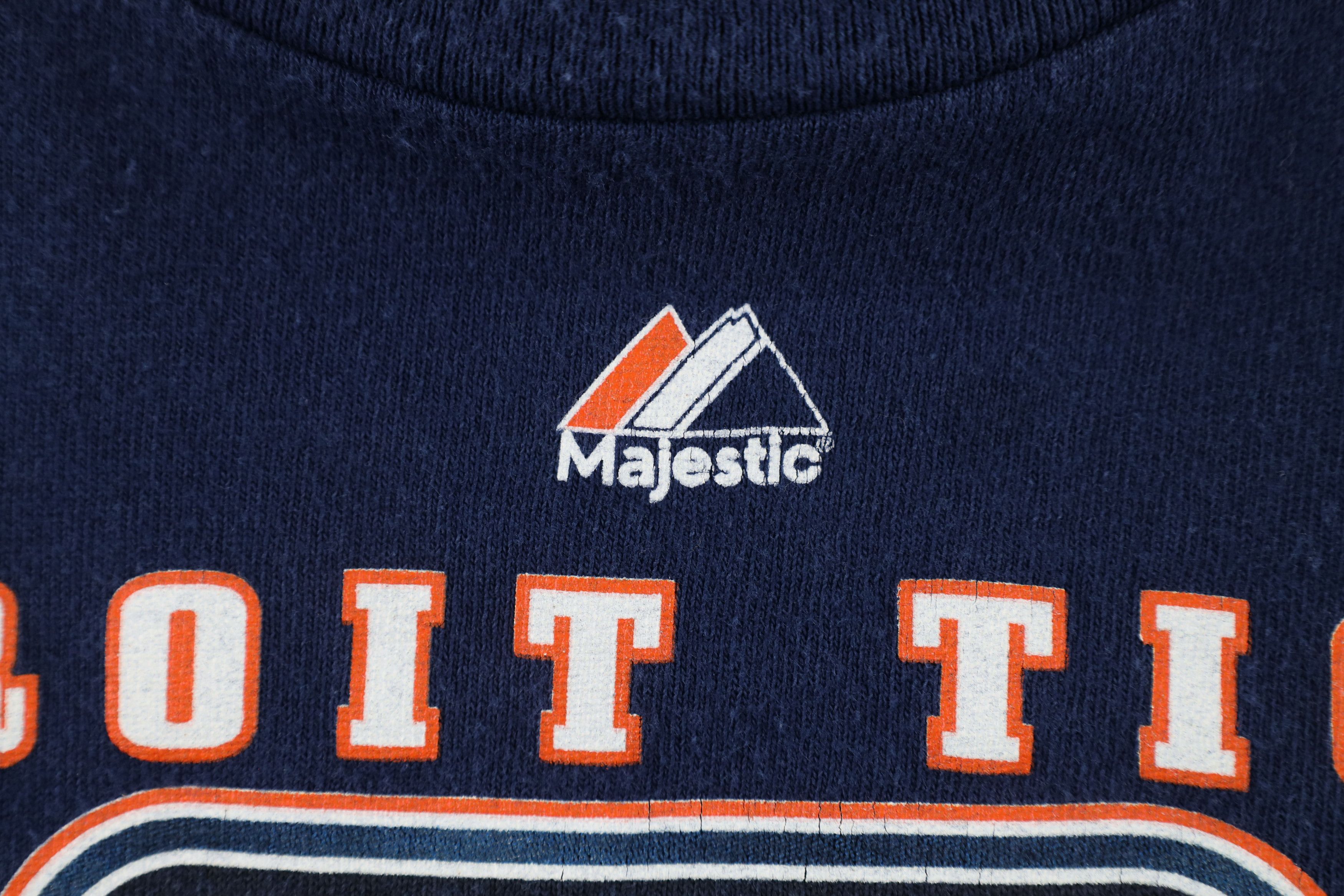 Majestic × Vintage Vintage Y2K Majestic World Series Detroit Tigers T-Shirt Size US XL / EU 56 / 4 - 5 Thumbnail