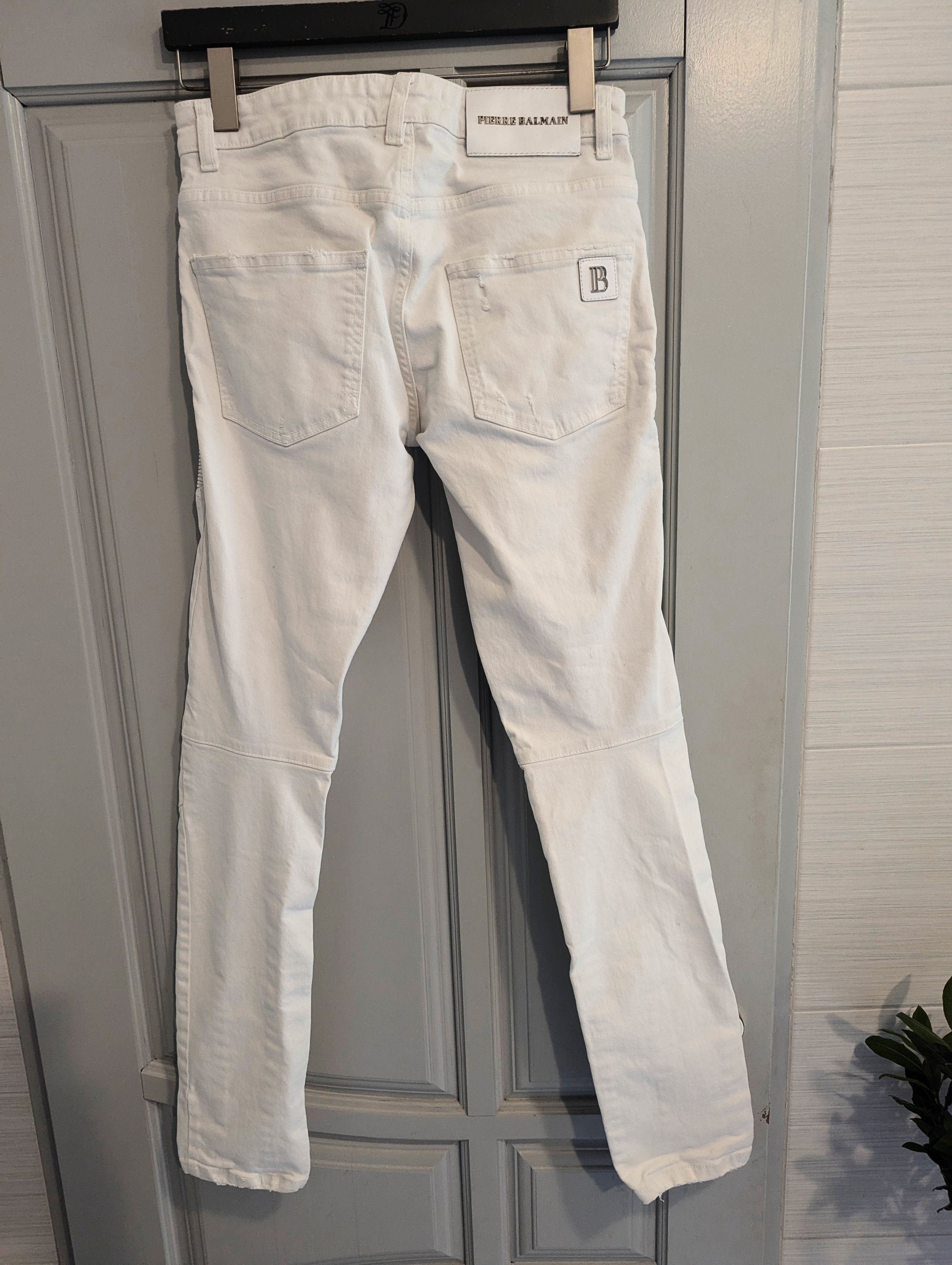 Pierre Balmain Balmain white jeans Size 29" - 3 Thumbnail