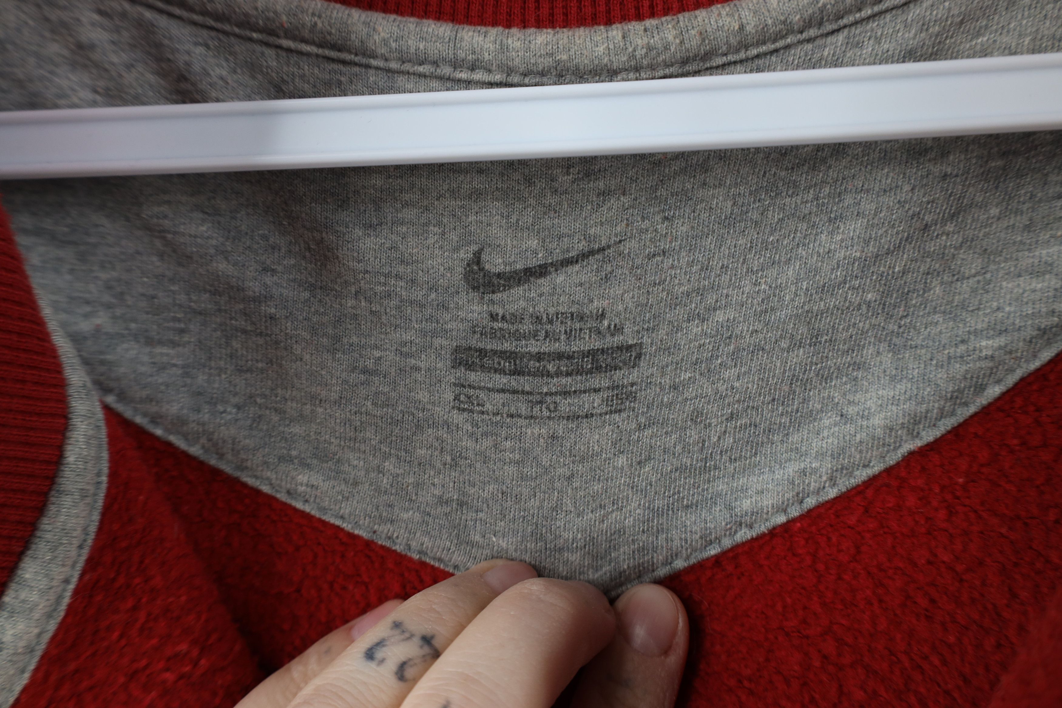 Nike Vintage Nike Swoosh Iowa State University Sweatshirt Red Size US XXL / EU 58 / 5 - 10 Thumbnail