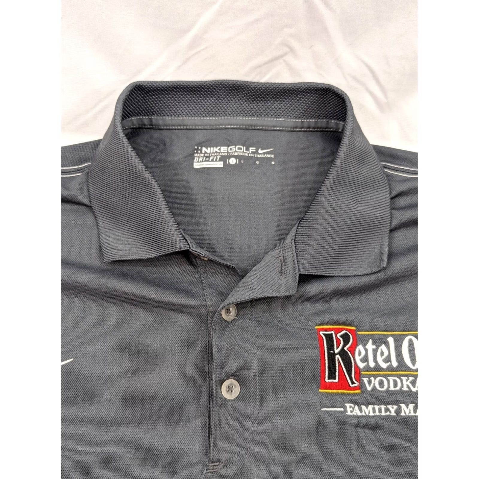 Nike Nike Dri-Fit Golf Polo Shirt Mens L Gray Short Sleeve Collared Button Front Size US L / EU 52-54 / 3 - 4 Thumbnail
