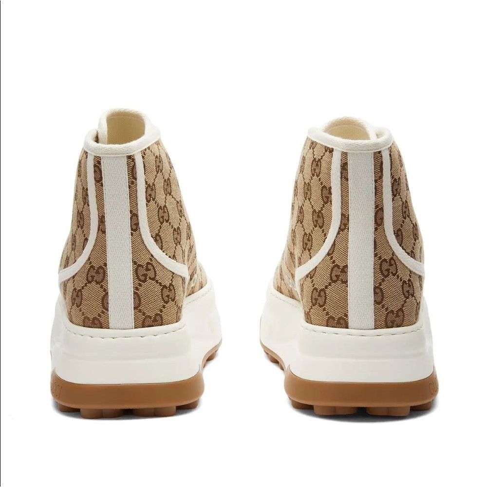 Gucci Gucci 1977 Tennis High Top Sneakers White Size 40.5 NIB Size US 10.5 / IT 40.5 - 7 Thumbnail