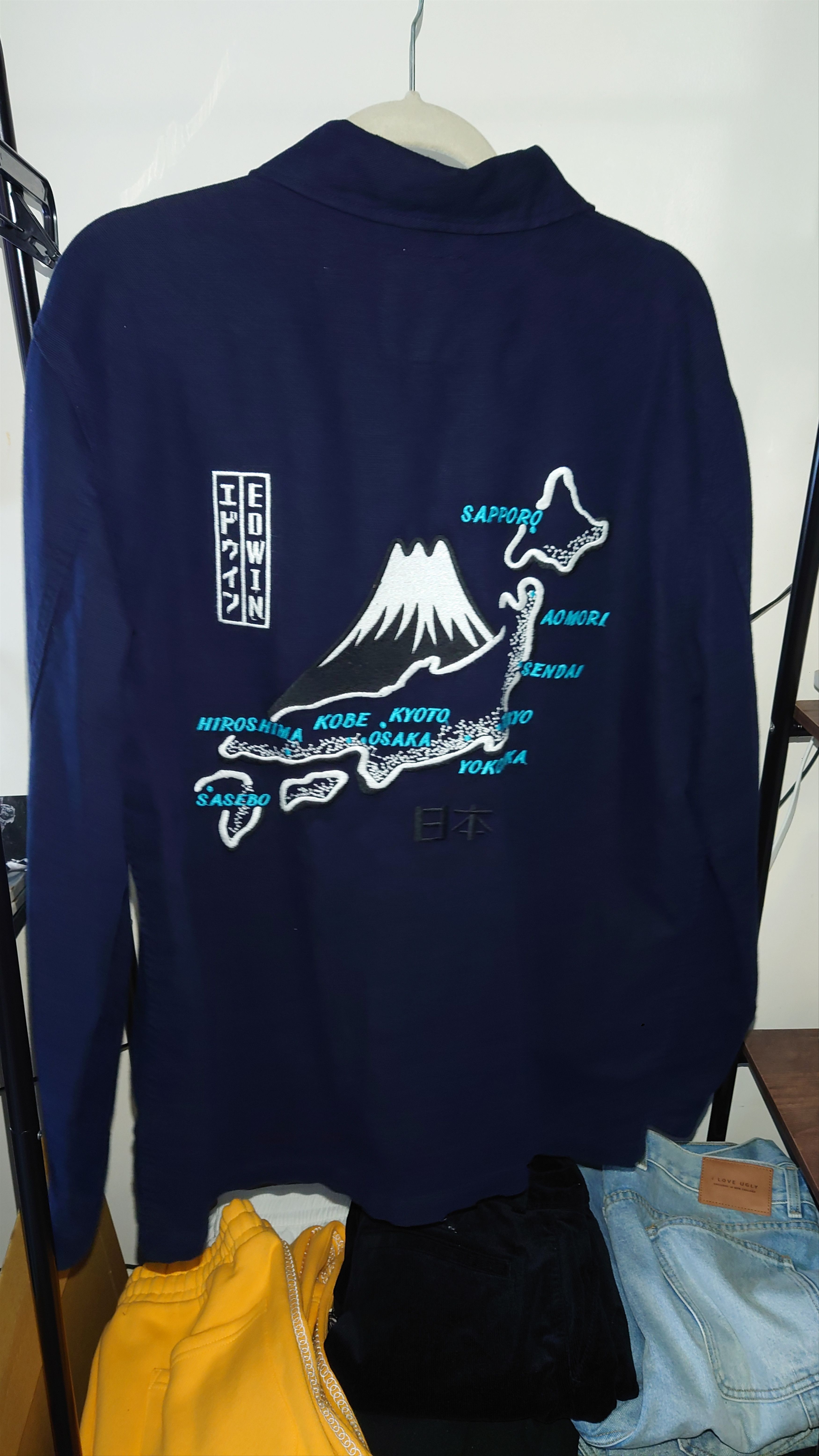 Edwin Edwin Souvenir Survival Japan Jacket - Navy - Size M Size US M / EU 48-50 / 2 - 7 Thumbnail