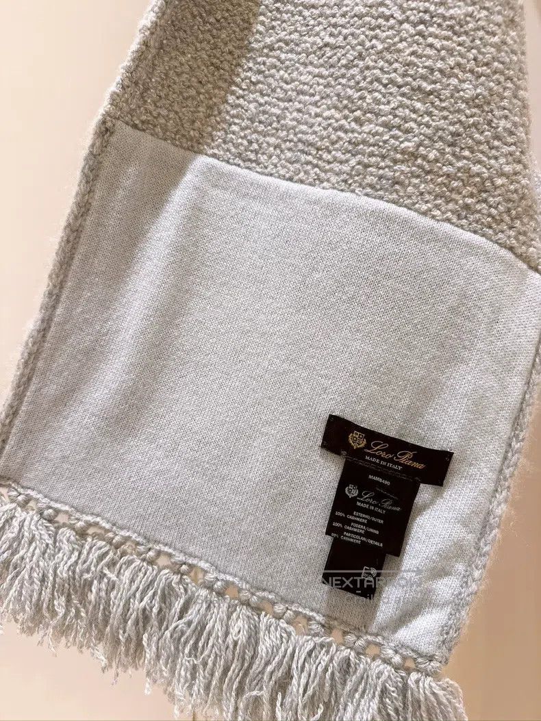 Loro Piana Loro Piana size 110*25cm Fringe tassel cashmere scarf Size ONE SIZE - 6 Thumbnail