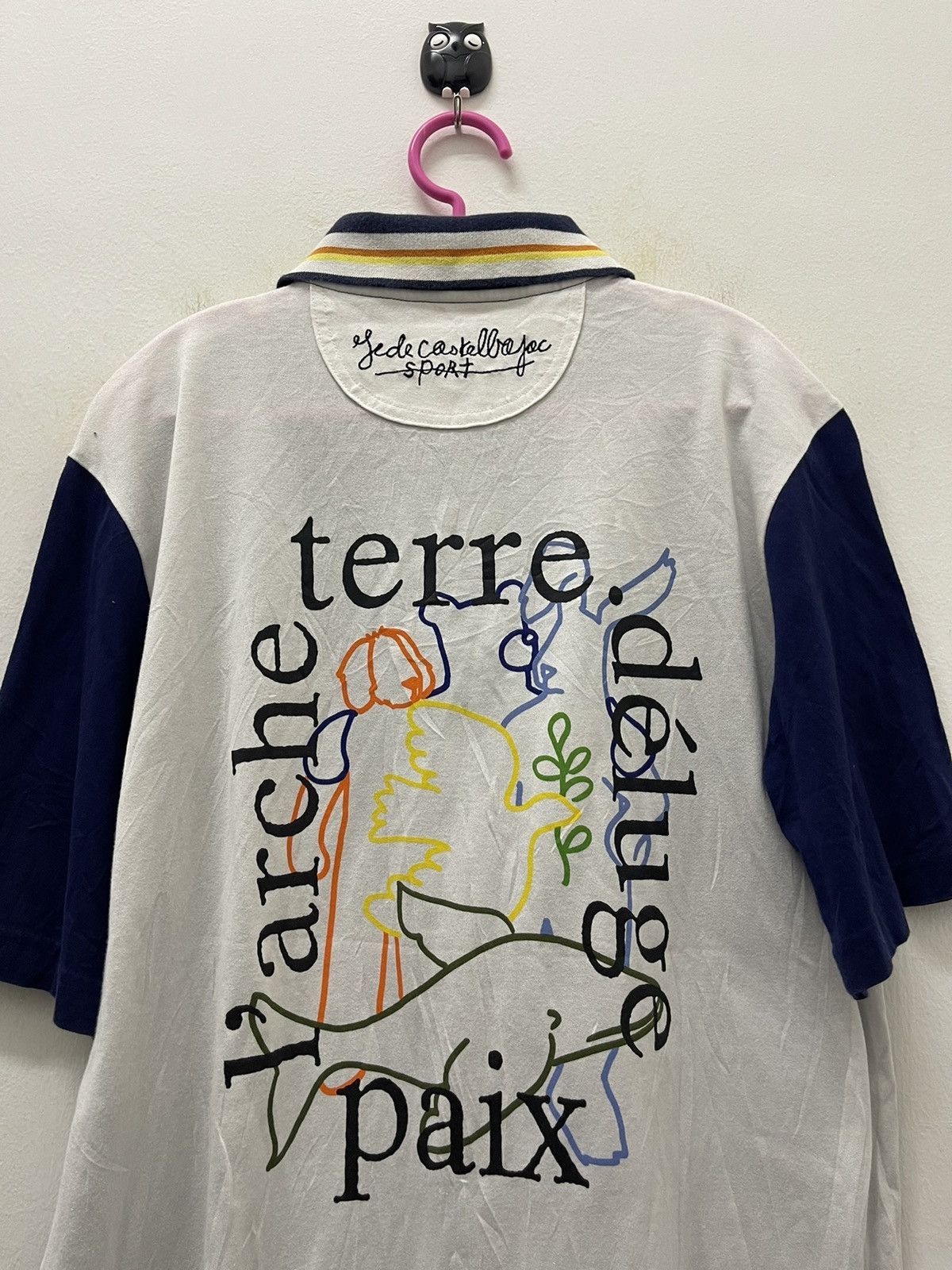 Jean Charles De Castelbajac Rare 2000 Vintage JEAN CHARLES DE CASTELBAJAC SPORT Polo Size US M / EU 48-50 / 2 - 2 Thumbnail